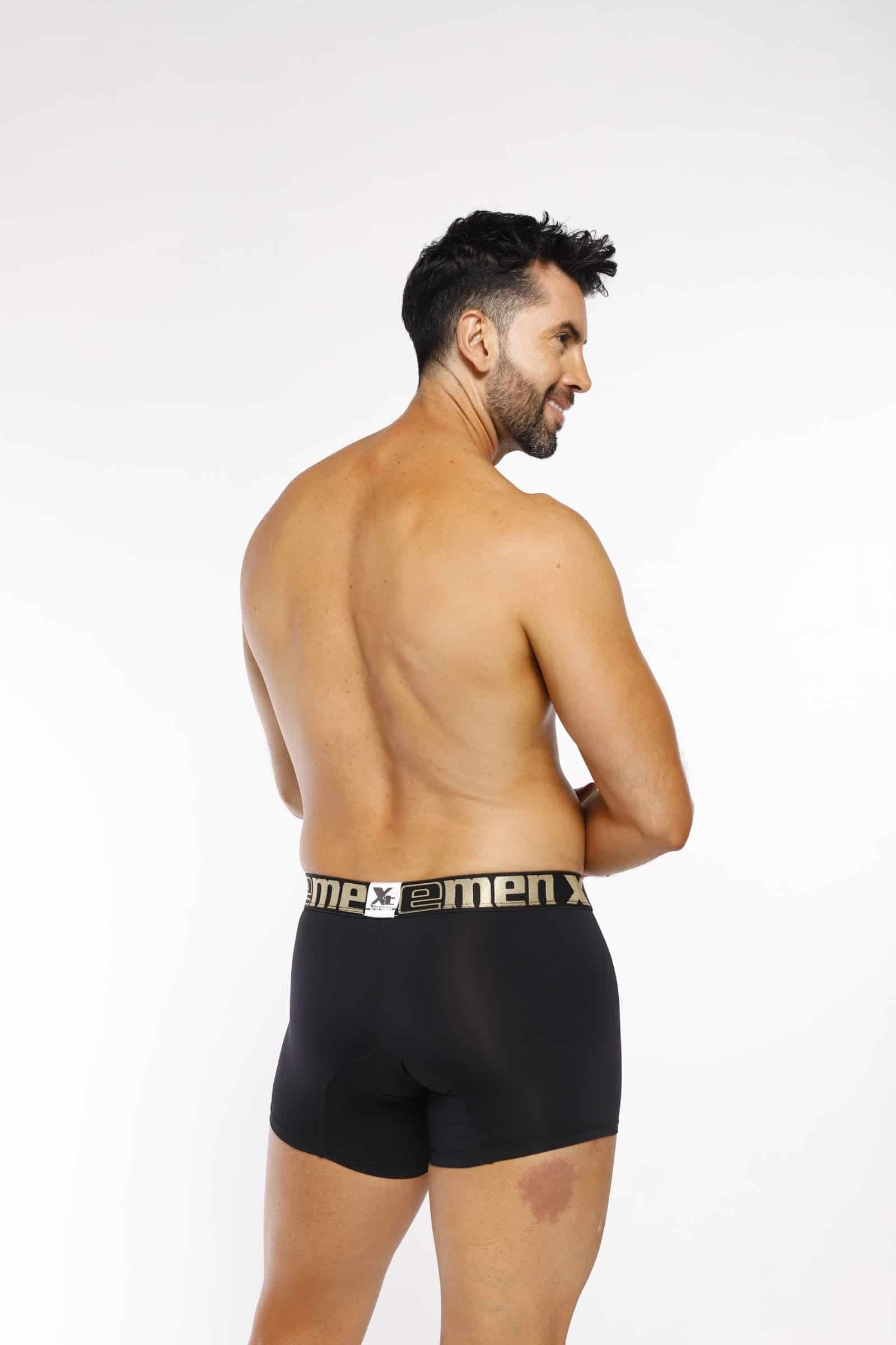 BOXER CLASICO CORTO NYLON NEGRO - miniatura 2