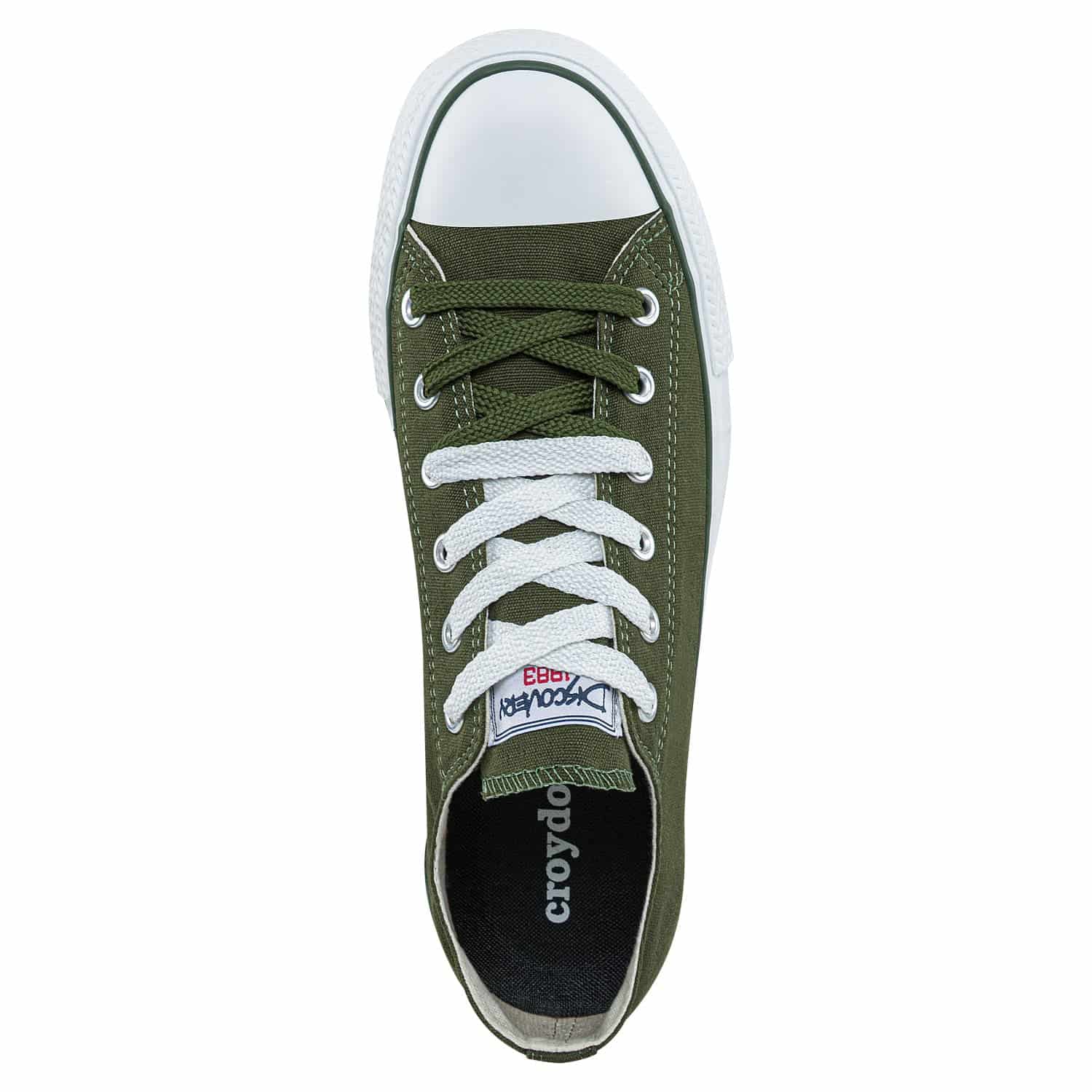 Tenis Casuales Discovery Bajo Verde Oliva Croydon Unisex - miniatura 6