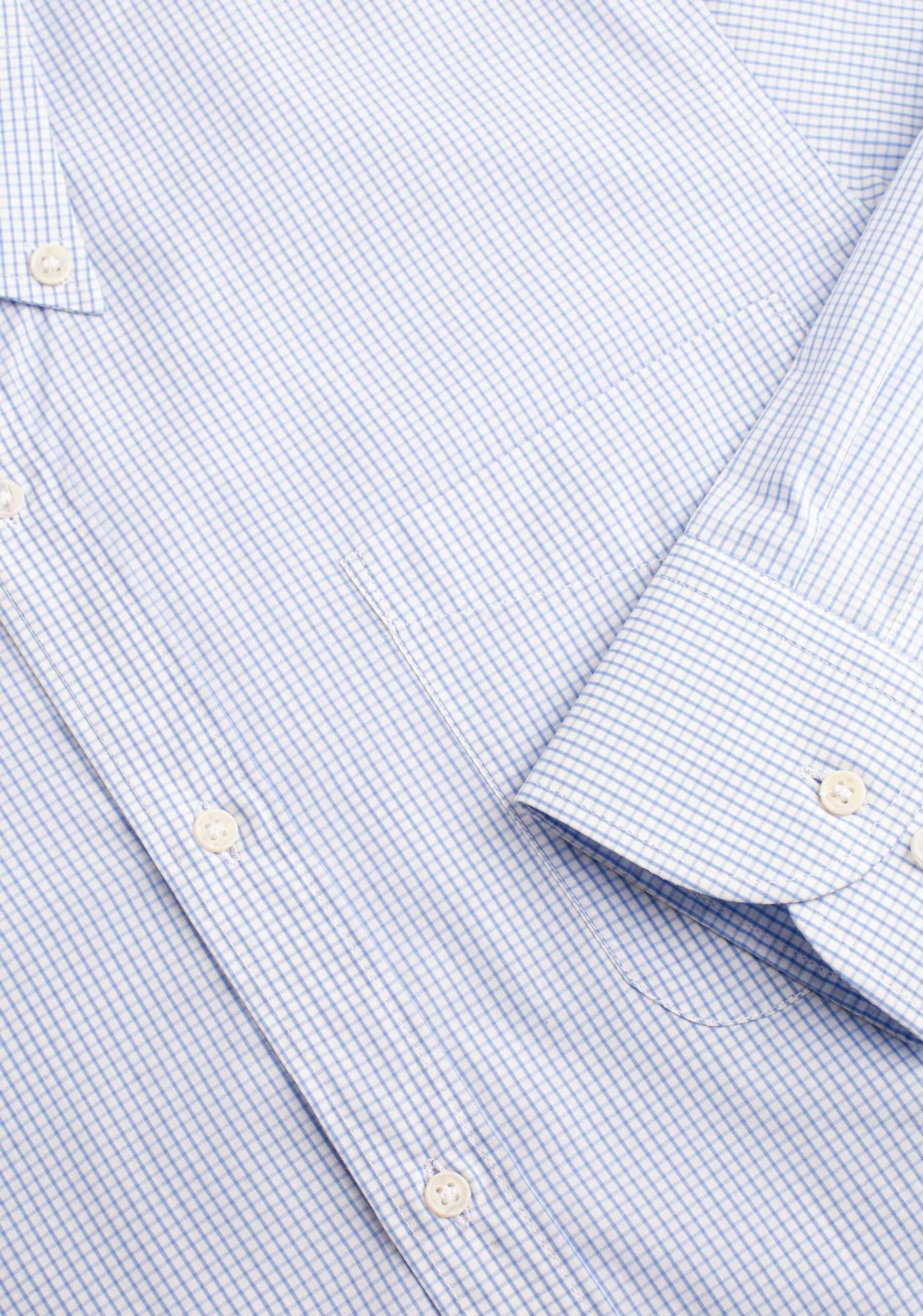Camisa H CBD Cuadros Peq Azul Claro - miniatura 7