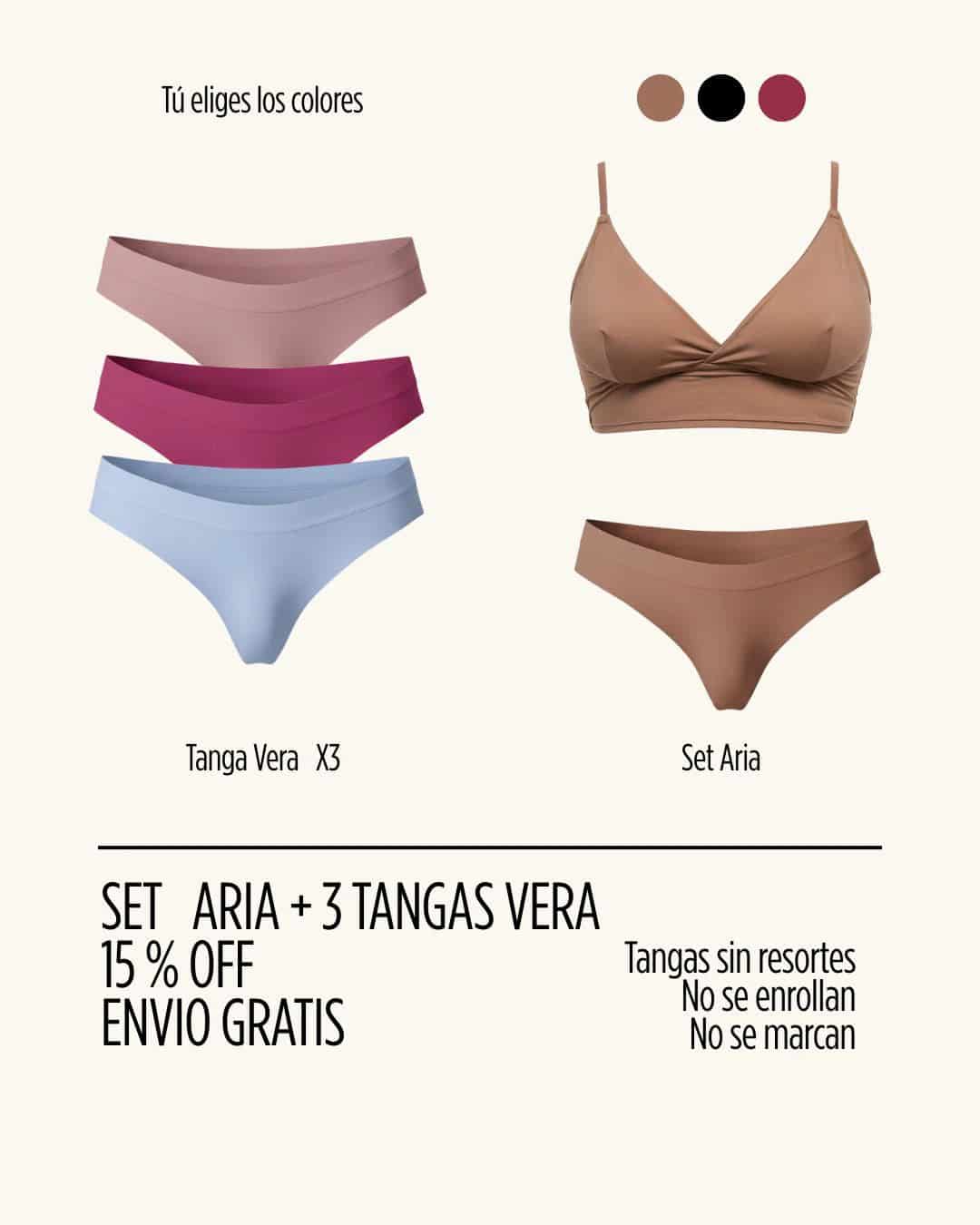 Combo Aria + Vera X3 + Envio - miniatura 2