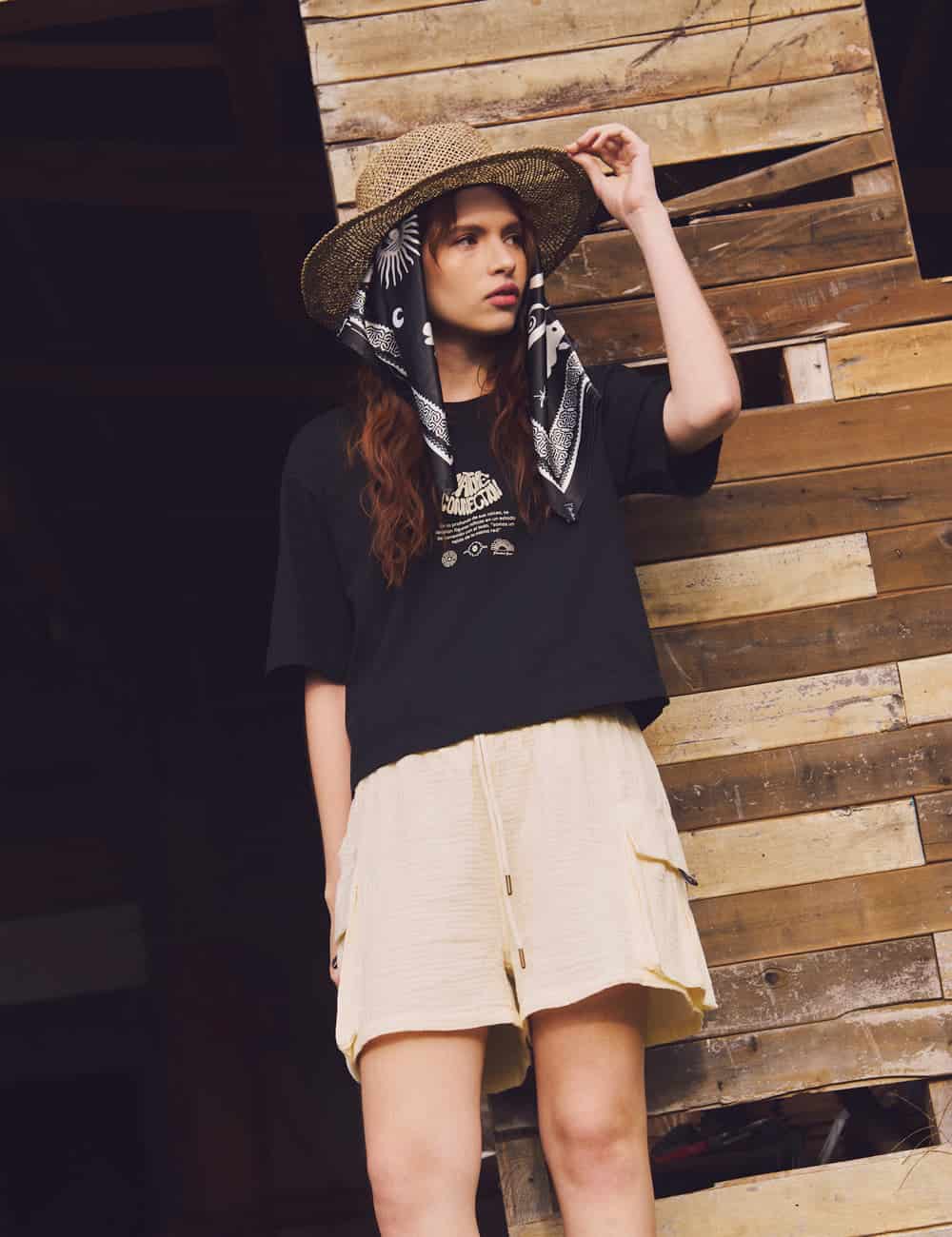 Pañoleta  Noche  negro Unisex - miniatura 15