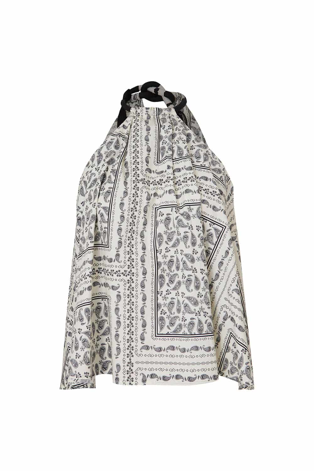 Blusa baia print negro natural - miniatura 2