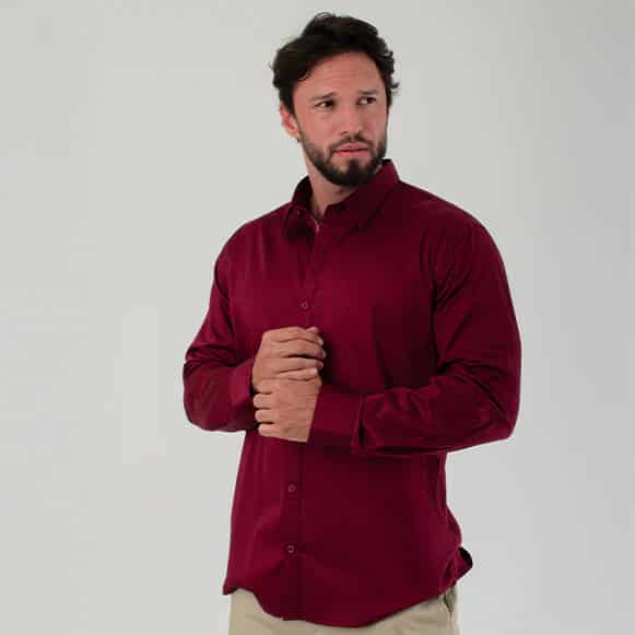 CAMISA ML 100% ALGODON HOMBRE - miniatura 12