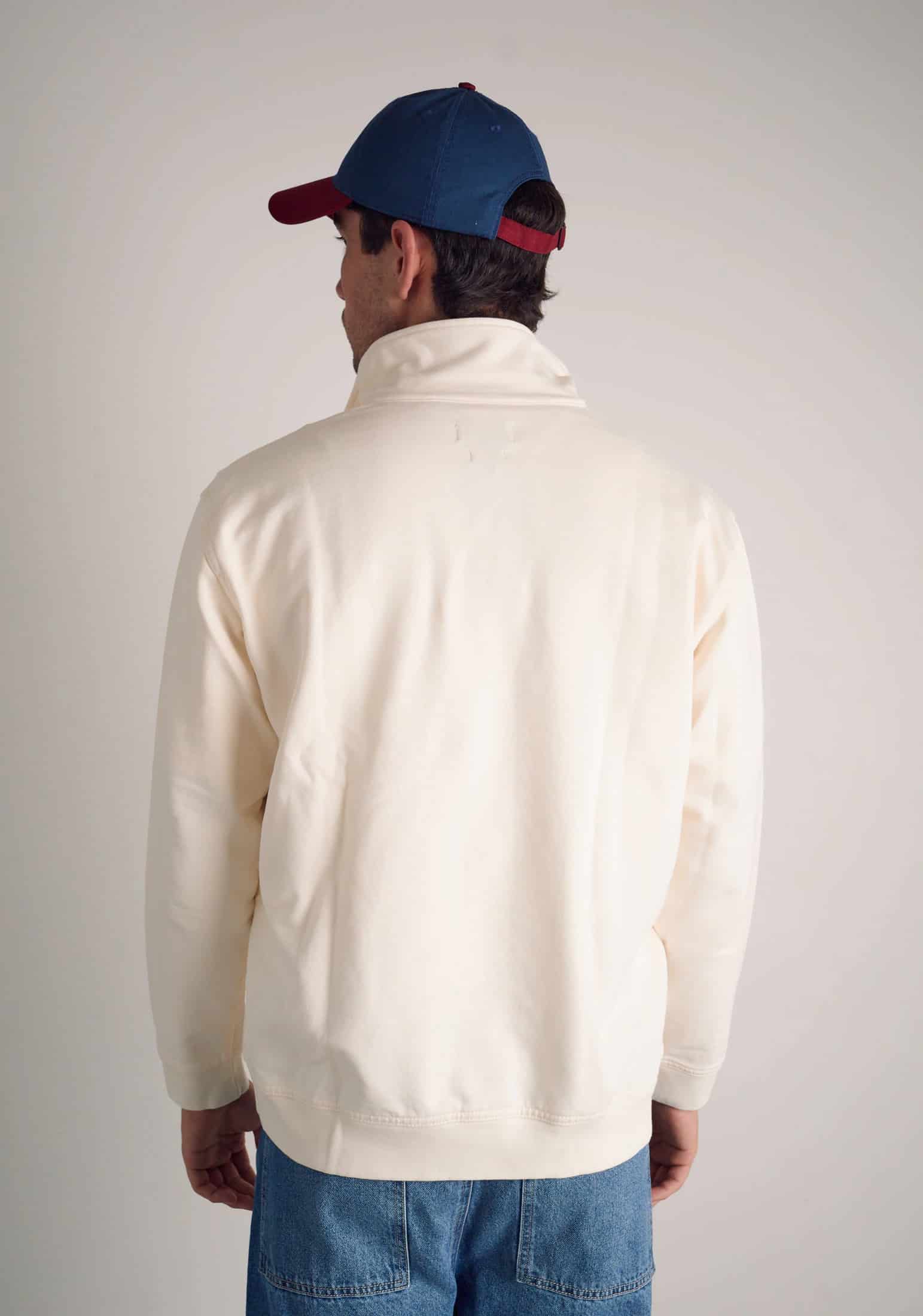 Buzo H Half Zip Oliver Marfil - miniatura 5