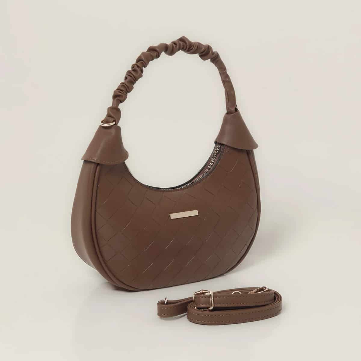 Bolso de hombro con textura - miniatura 6