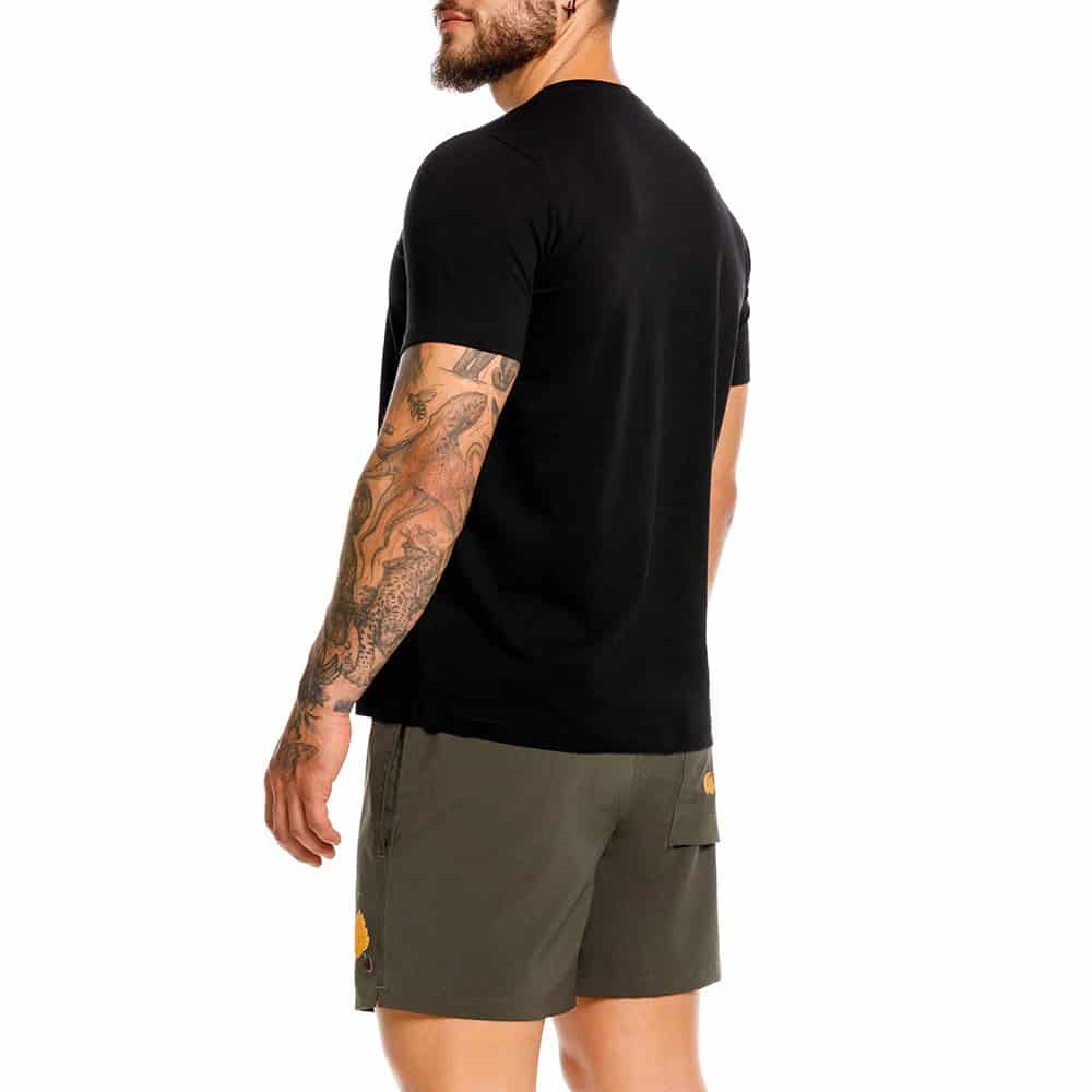 CAMISETA CUELLO REDONDO LUBINA NEGRO - miniatura 5