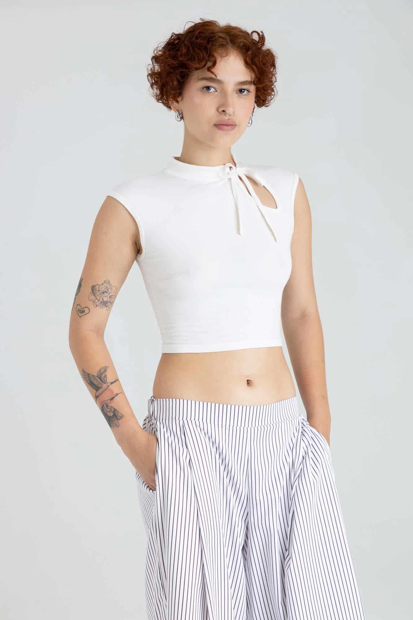 SORA TOP MARFIL - miniatura 4