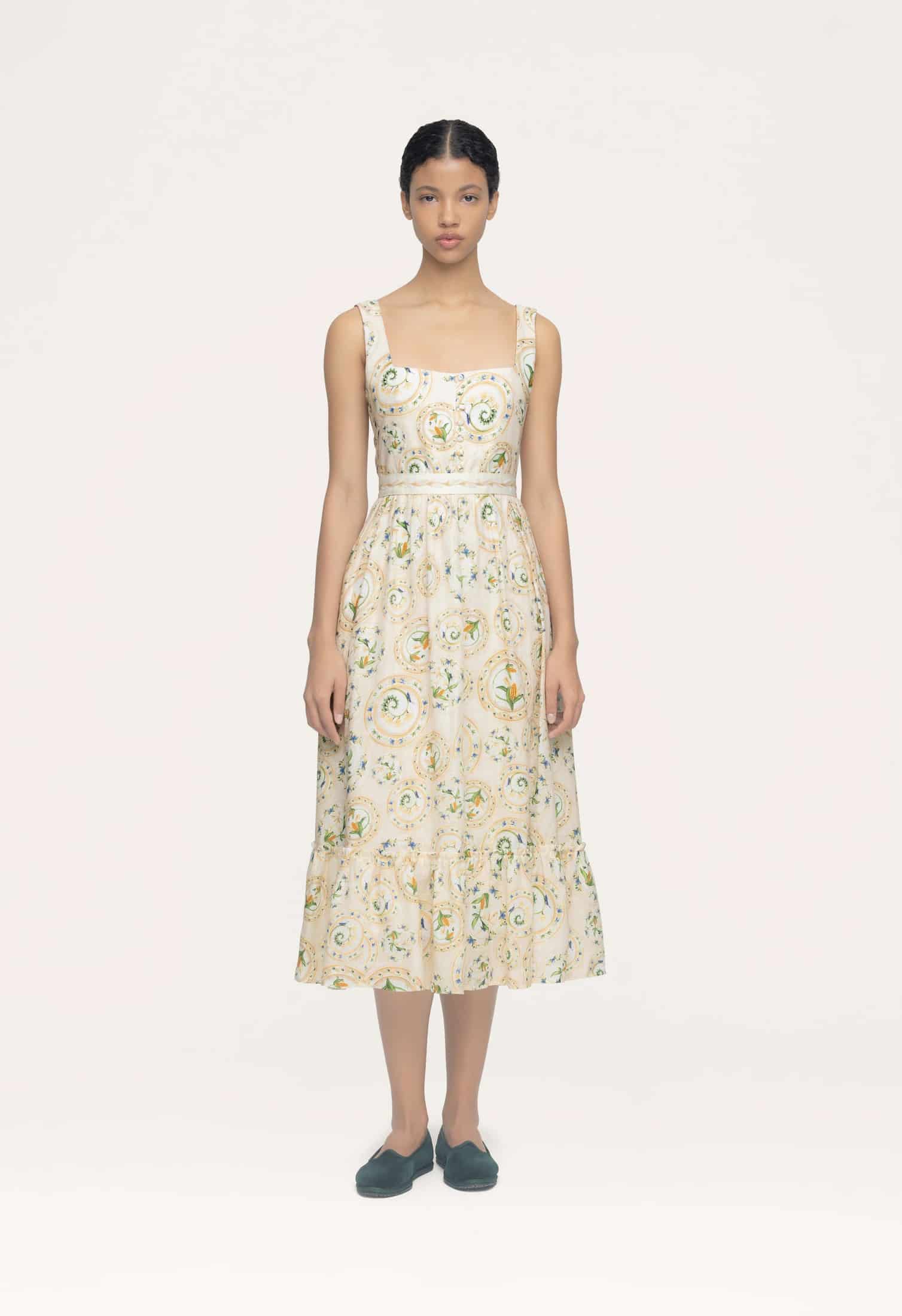 Melon Menaje Midi Dress - miniatura 1