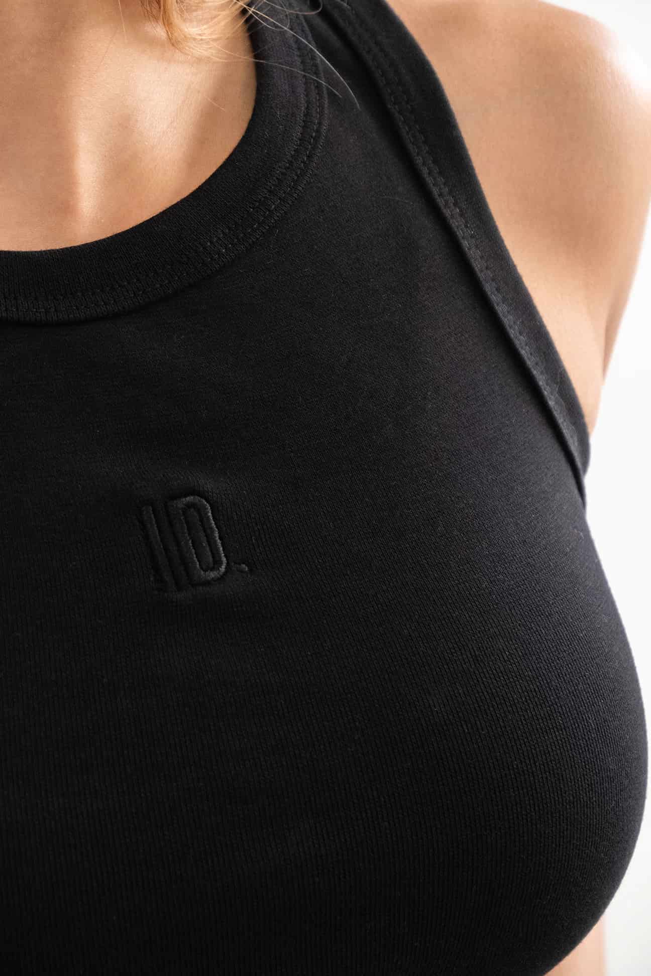 Tank top de algodón | Negro - miniatura 2