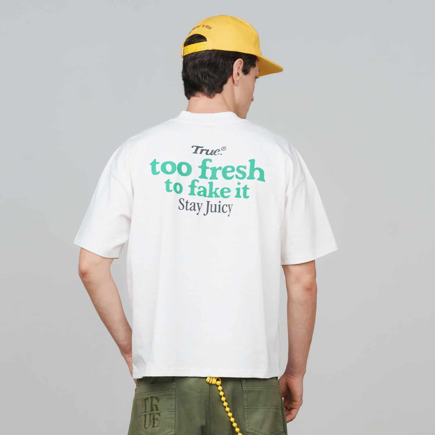 Juicy Boxy Tee - Cream - miniatura 2