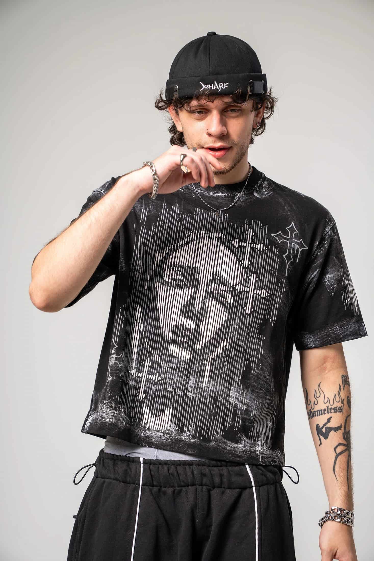Camiseta Distressed Divino Rostro - miniatura 1