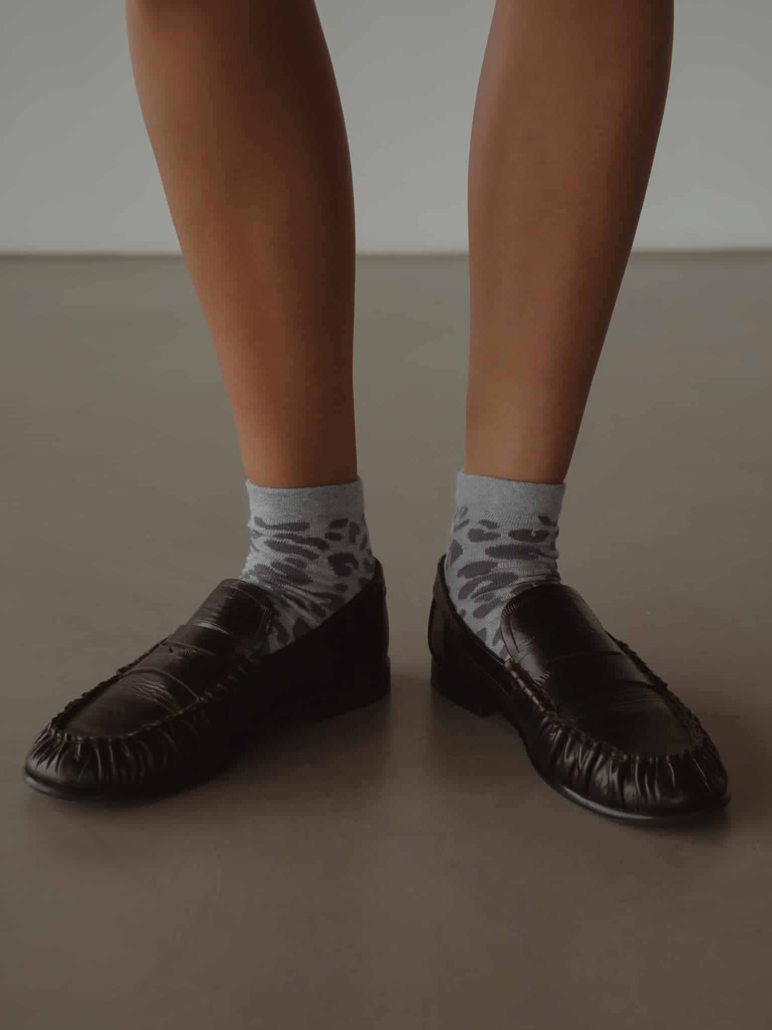 PRINT MIDI SOCKS PACK X2 - BLACK & GRAY - miniatura 6