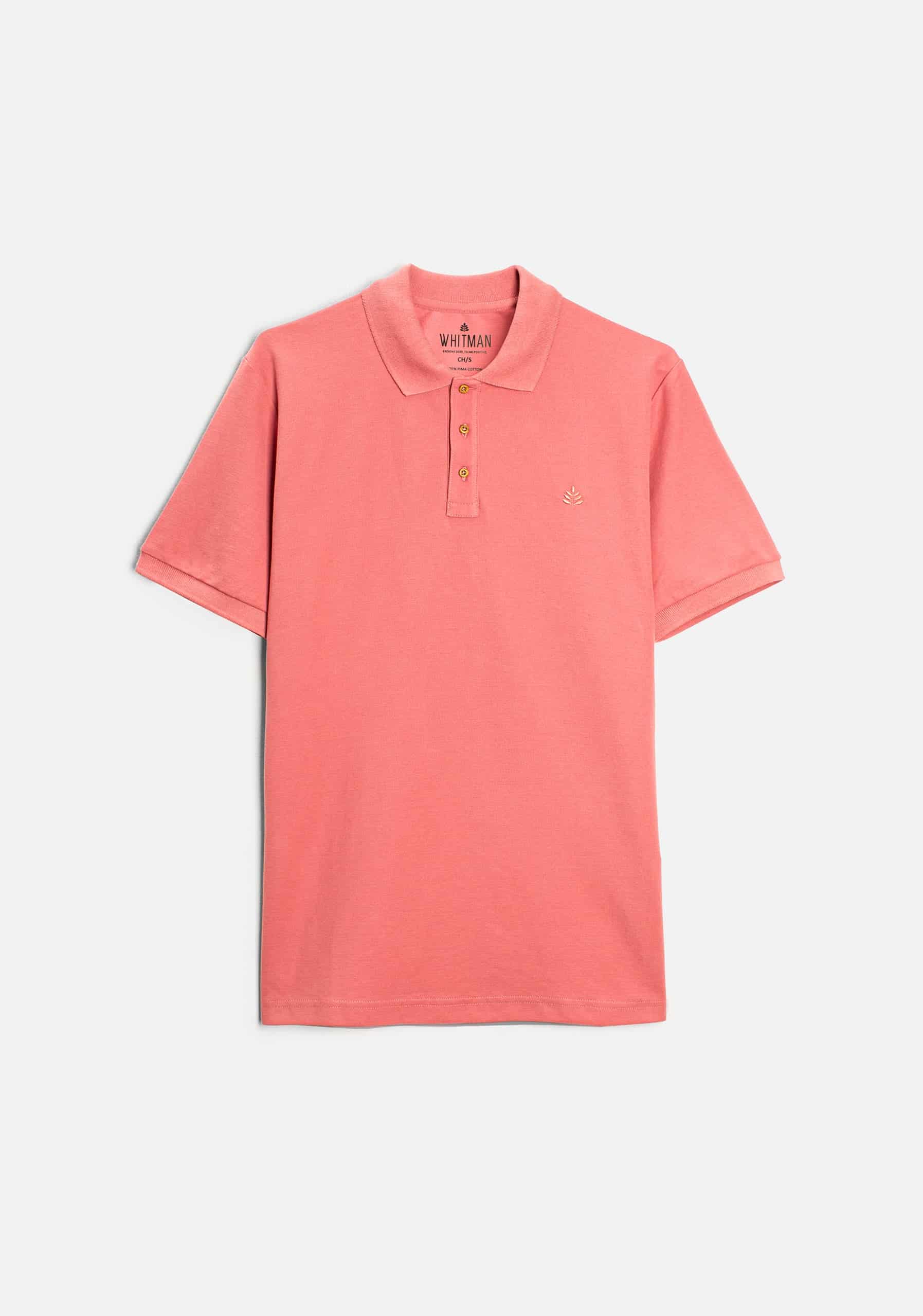 Camiseta Polo H Unicolor L-Atn Palo de Rosa - miniatura 1