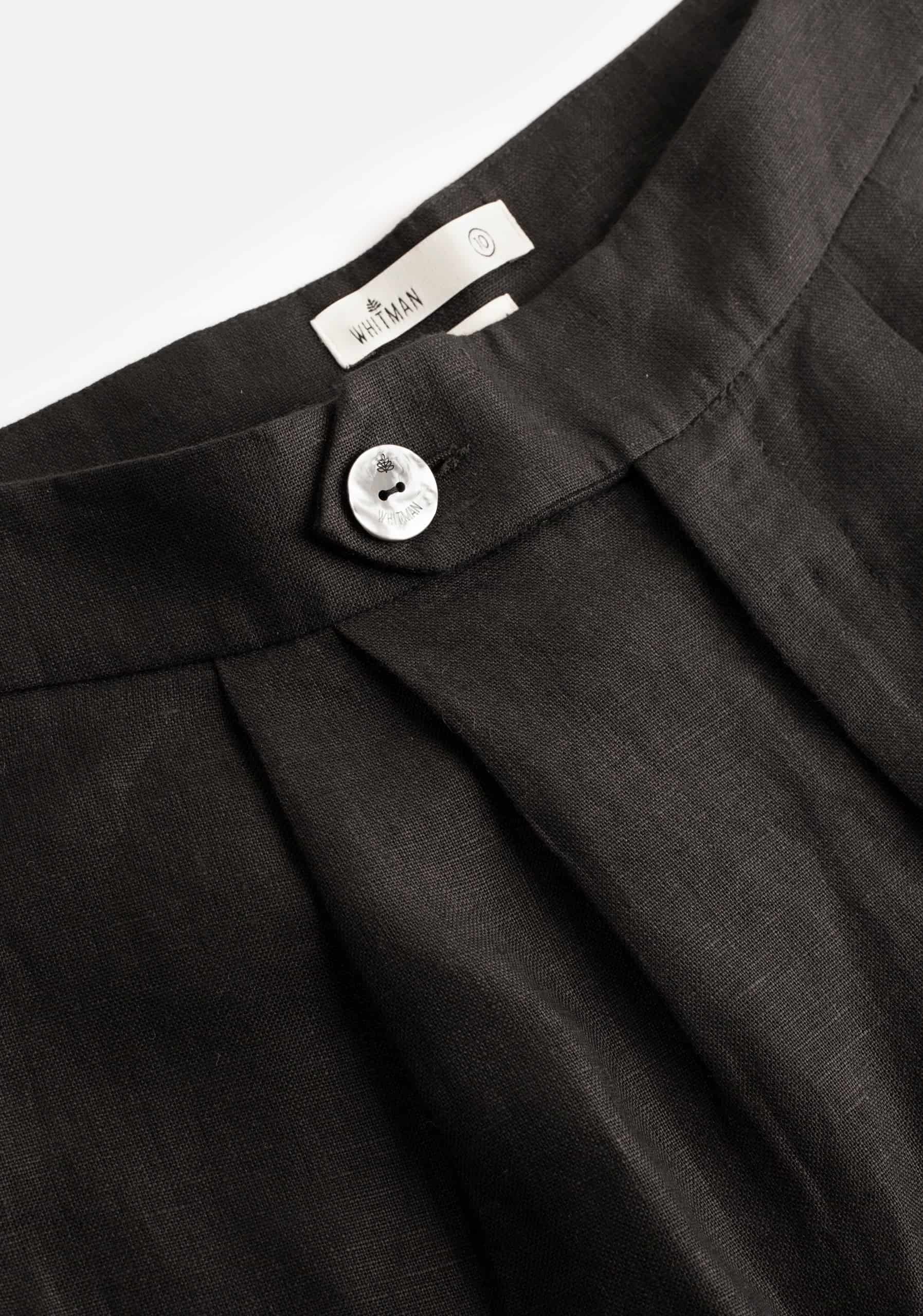 Short M Mistral Lino Negro - miniatura 3