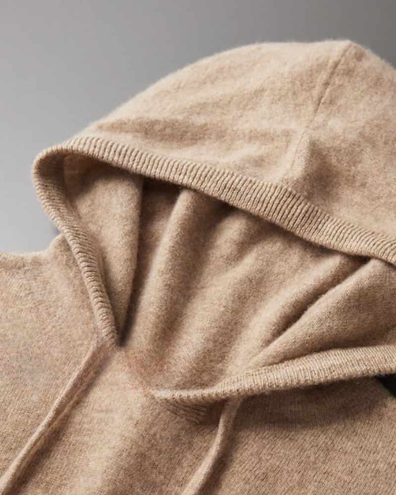 100% Cashmere Hoodie - miniatura 8
