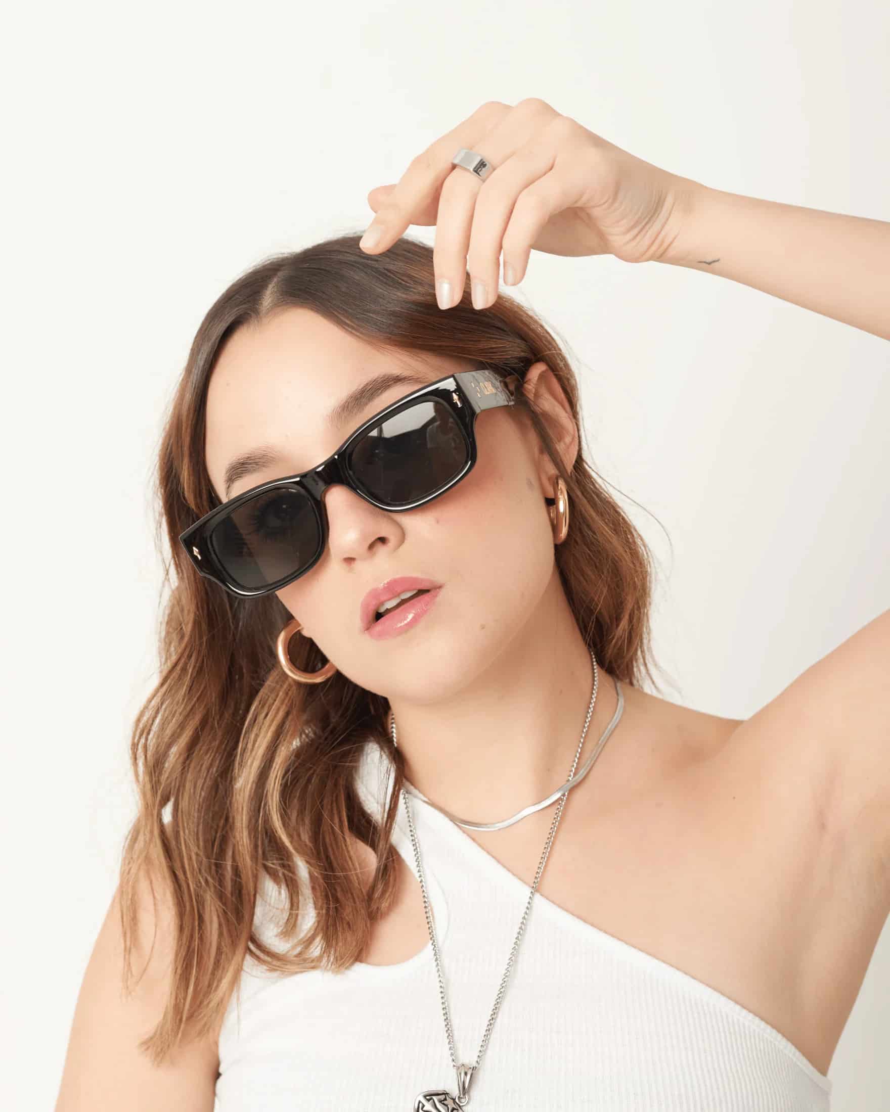 DENZEL SUNGLASSES - BLACK - miniatura 5