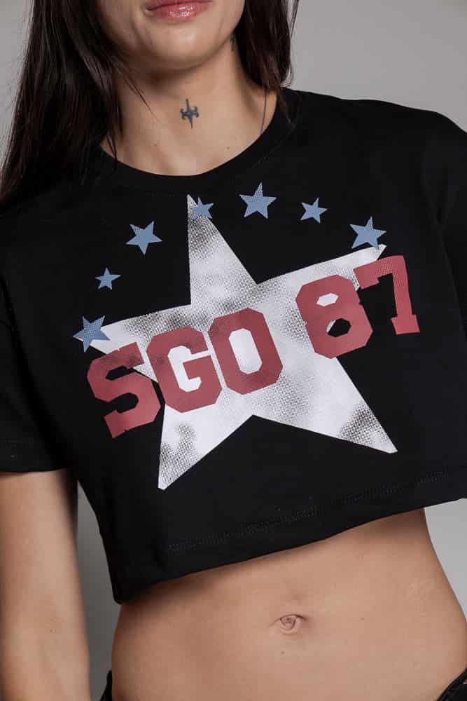 Crop-Top Courage Estrella-Negro - miniatura 7