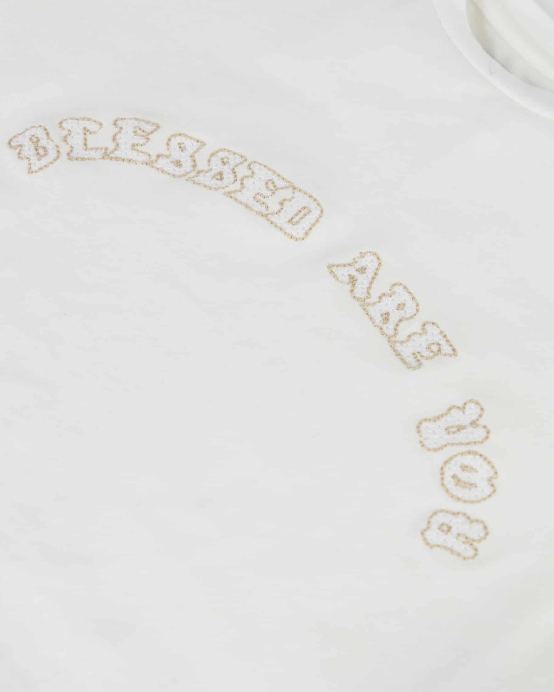 Capsule Blessed Are You Baby Tee White - miniatura 4