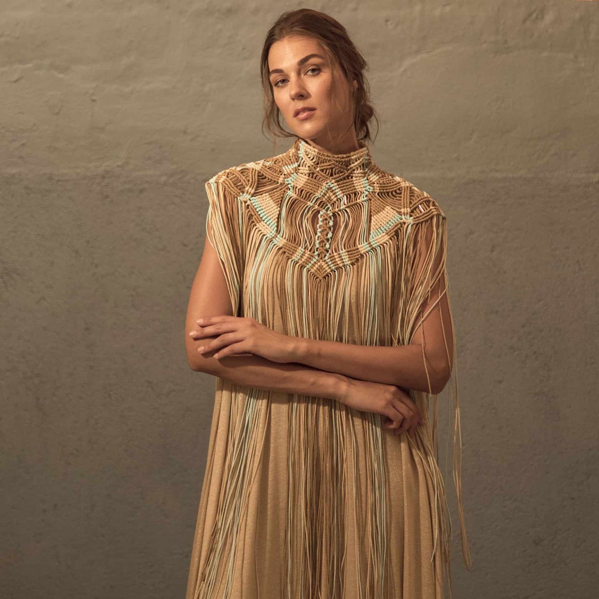 Chaleco Hopu Ocre/Menta - miniatura 5