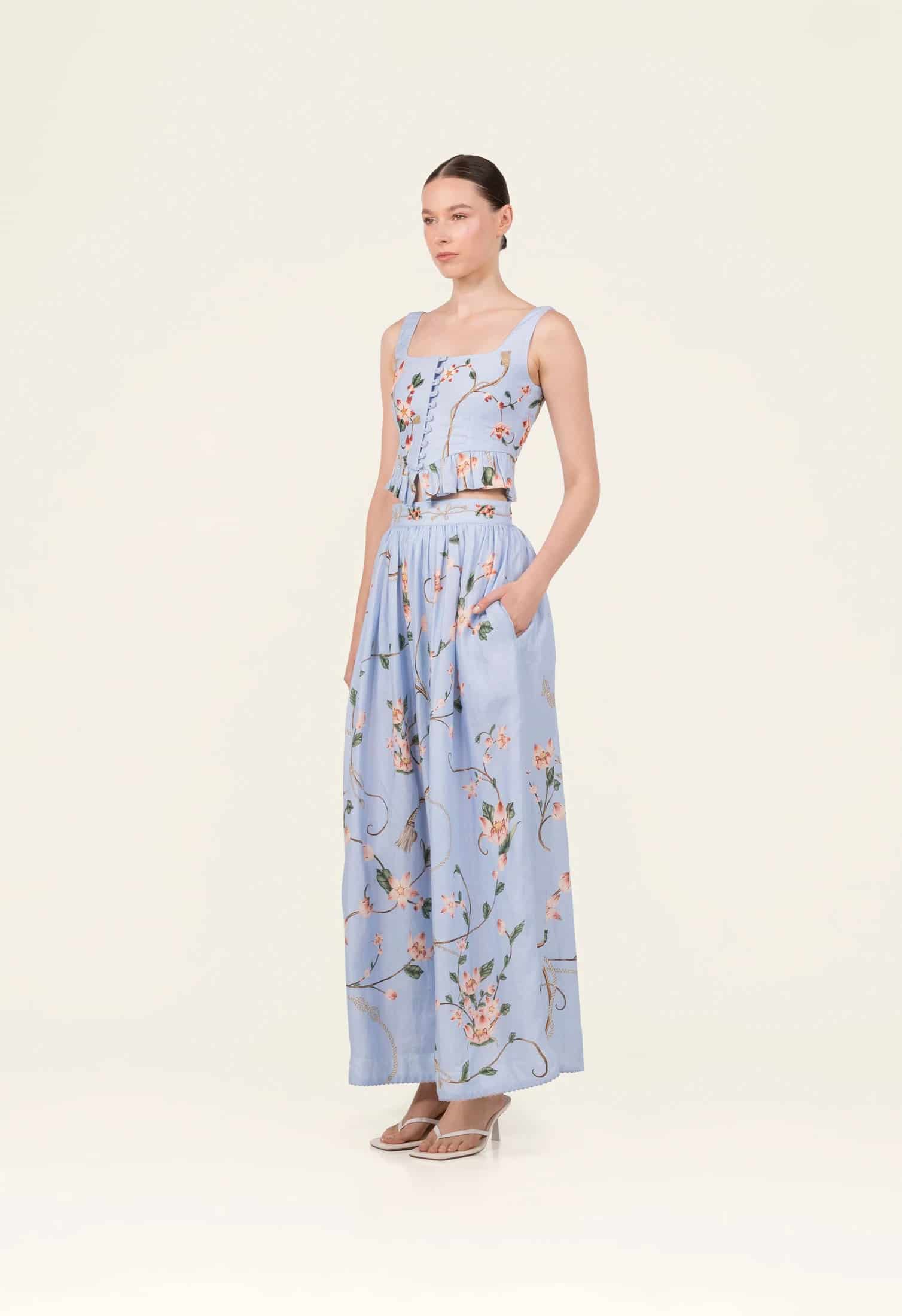 Tangelo Navegante Maxi Skirt - miniatura 6
