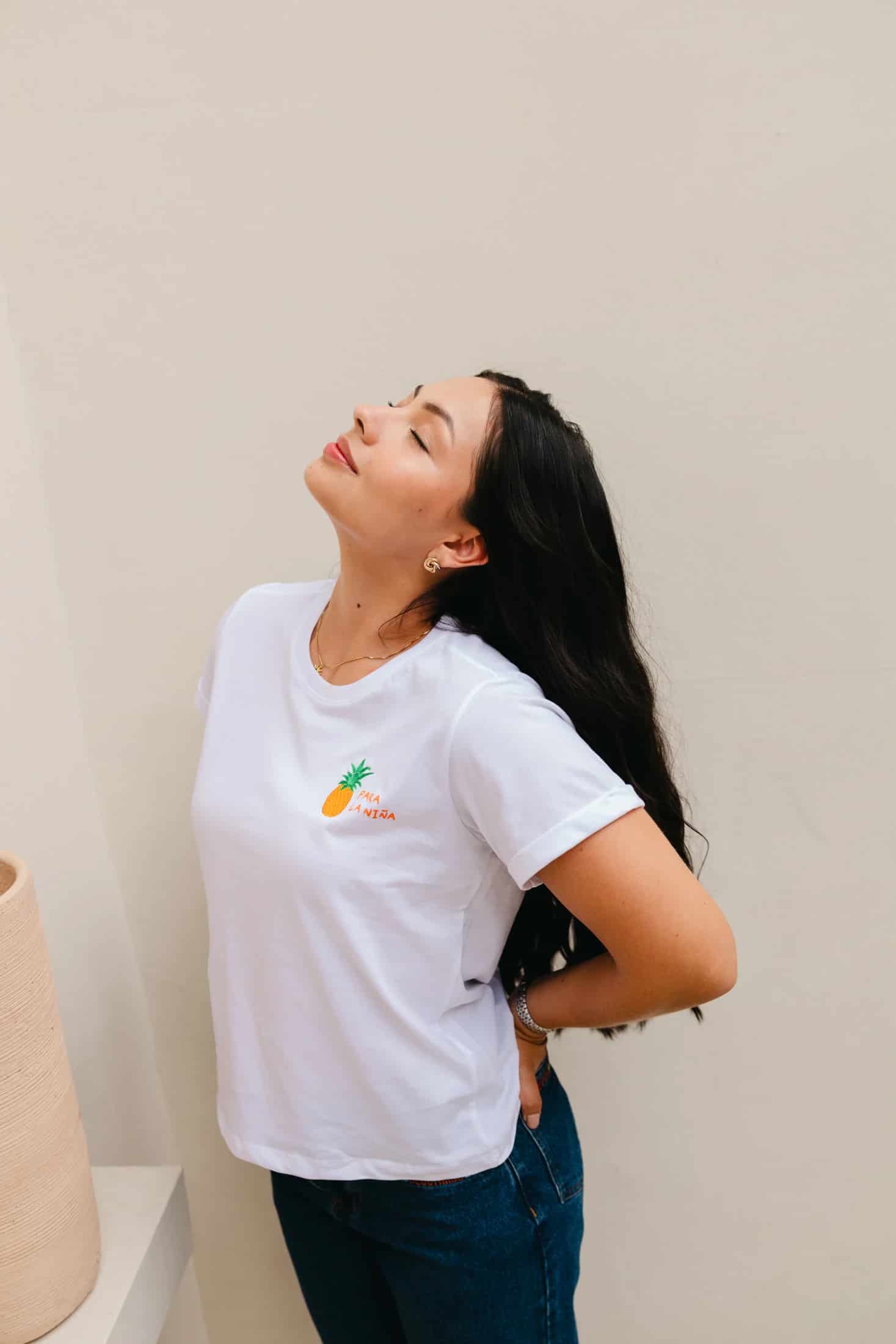 Piña Para La Niña Embroidered Oversized Tee - miniatura 2