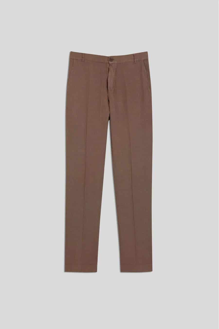 Men's linen pants leather donato - miniatura 1