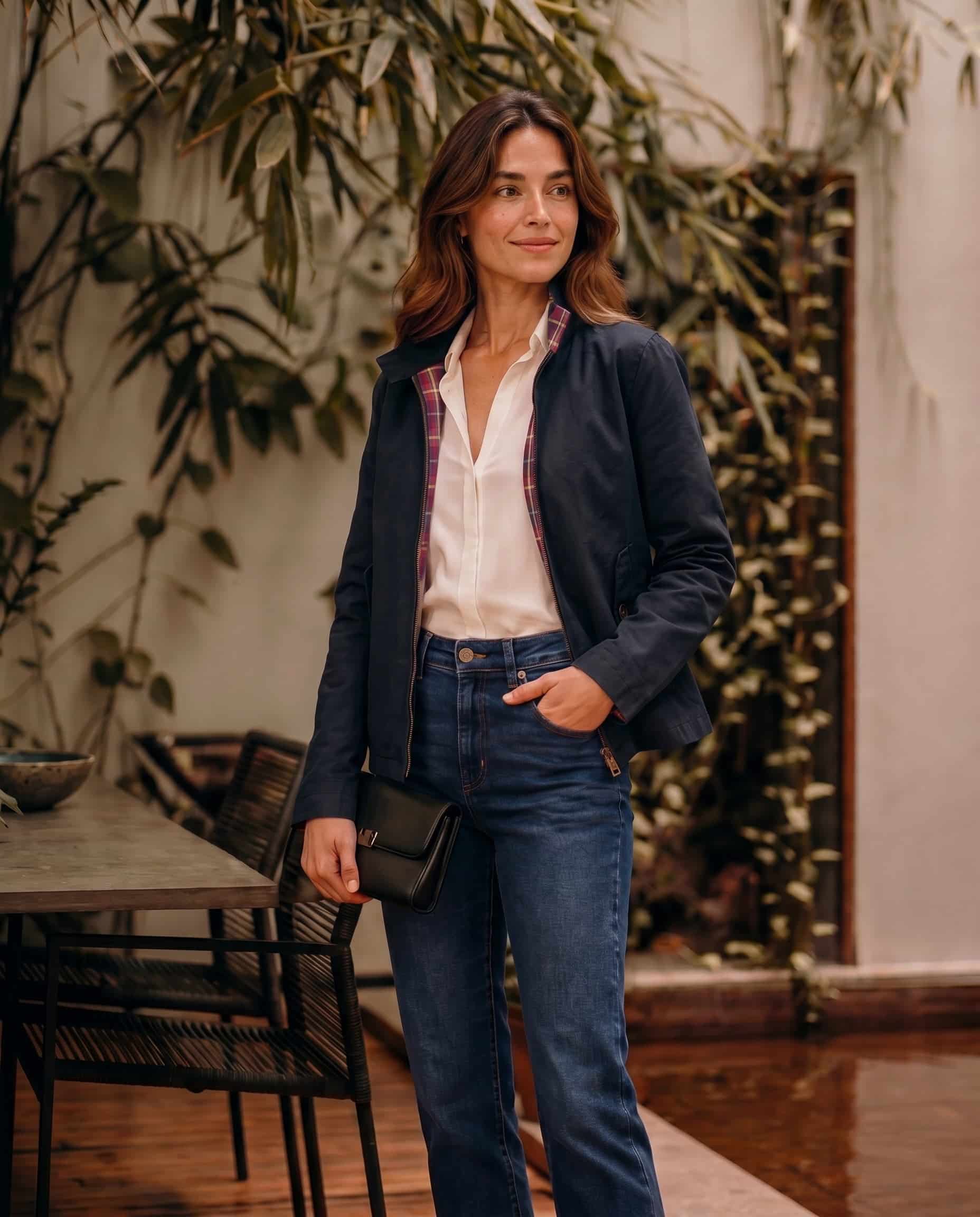 Chaqueta Harrington - Gabardina Azul - miniatura 1