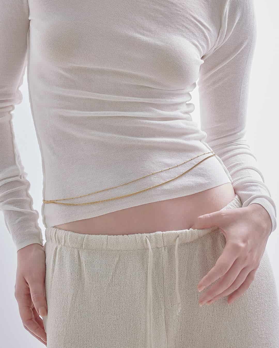 Bodychain Doble Oro - miniatura 4