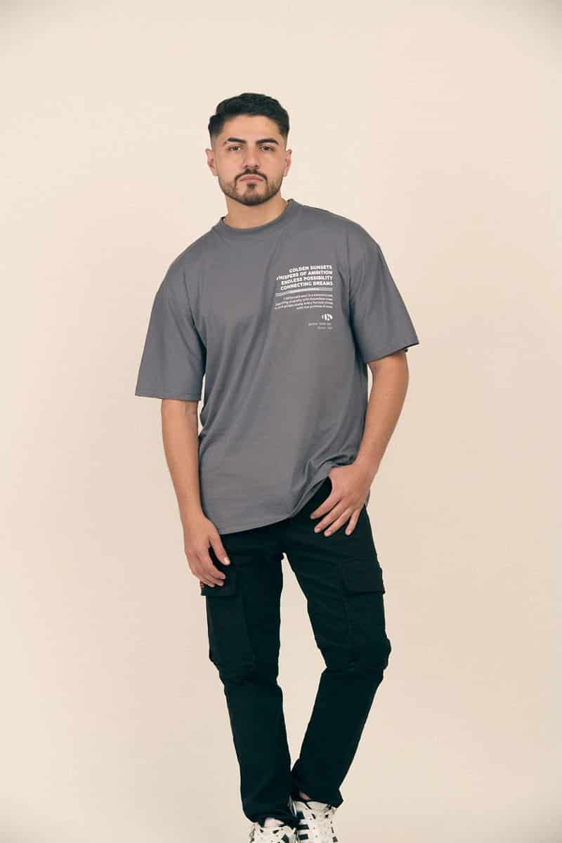 OVERSIZE 200GR GRIS GOLDEN SUNSETS - miniatura 2