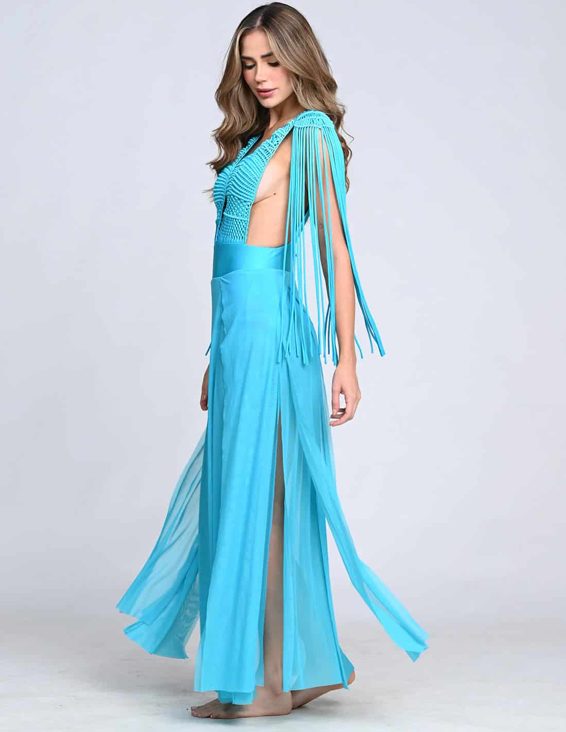 Vestido Umbra Faded Sky Blue - miniatura 4