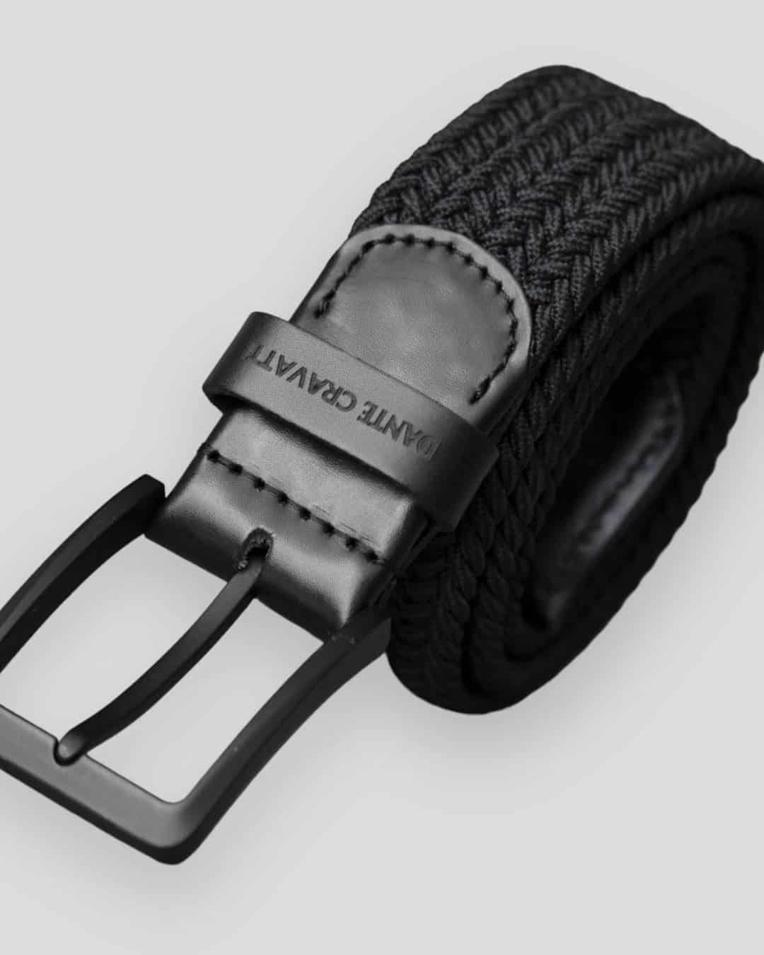 Cinturon Negro Elastico - miniatura 1