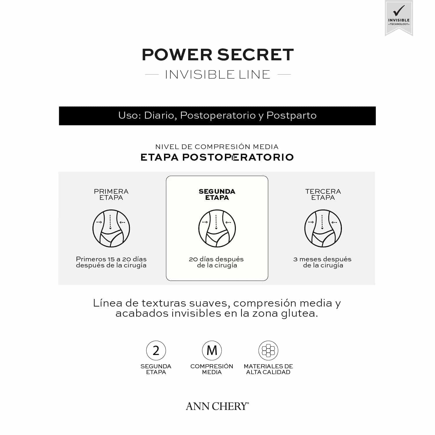 Short Levanta Cola Power Secret Mujer - miniatura 10