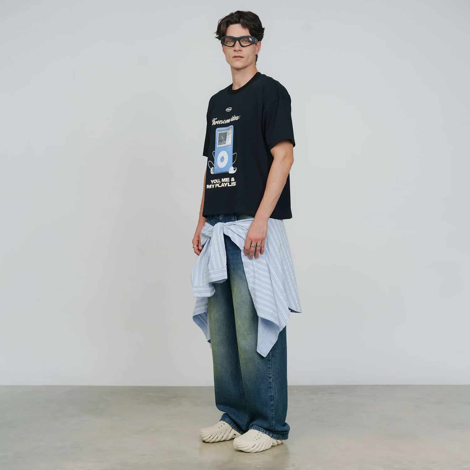 F*ck Nudes Boxy T-Shirt - Black - miniatura 9
