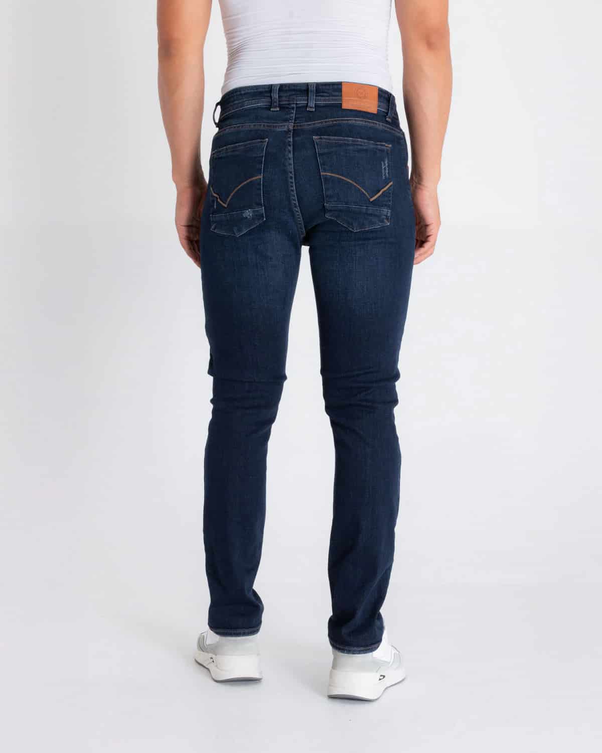 Jean slim tono oscuro para hombre - miniatura 3