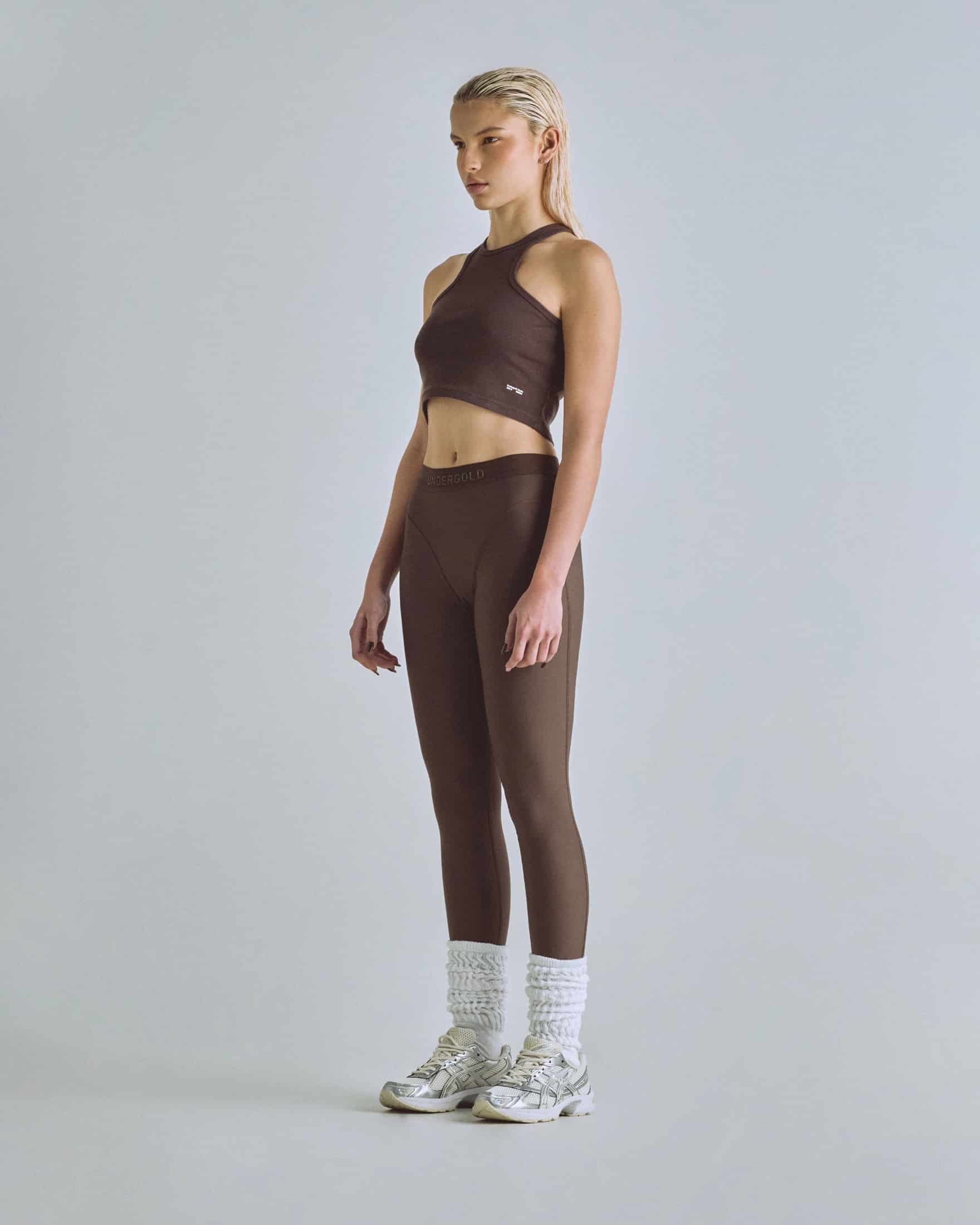W Basics Undergold Studio Tank Top Brown - miniatura 5