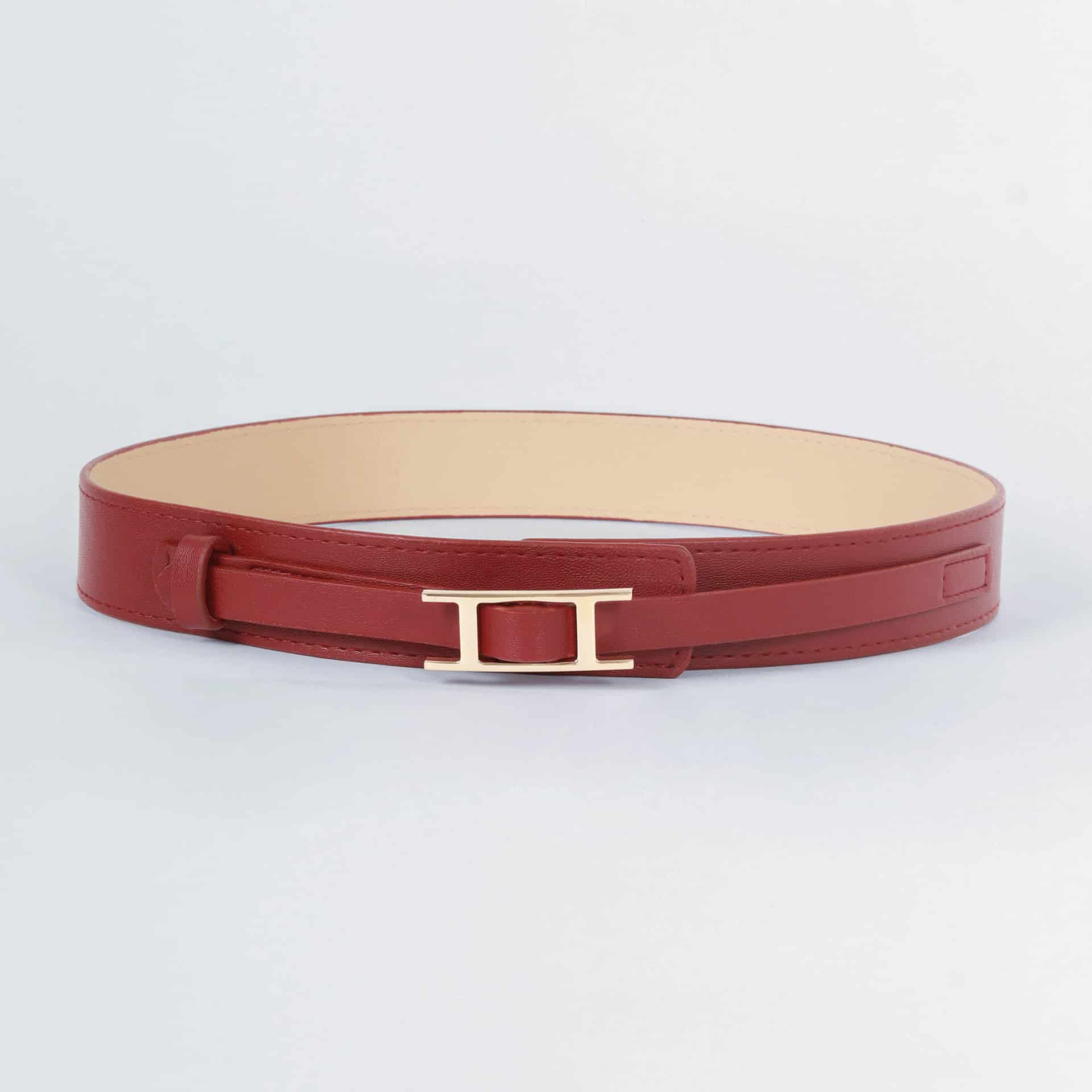 Cinturon Hebilla H Roja - miniatura 1