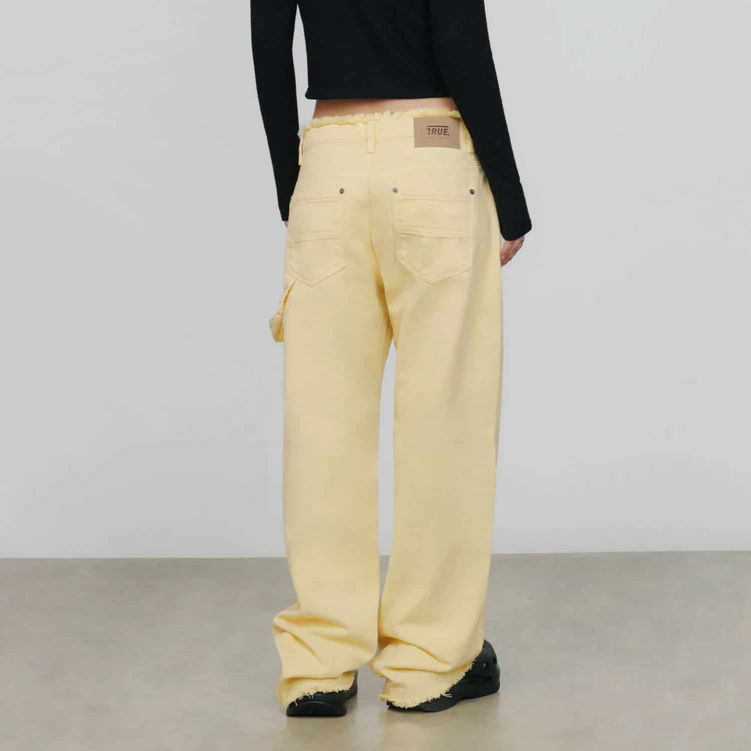 Mid-Rise Pants - Butter Yellow - miniatura 9