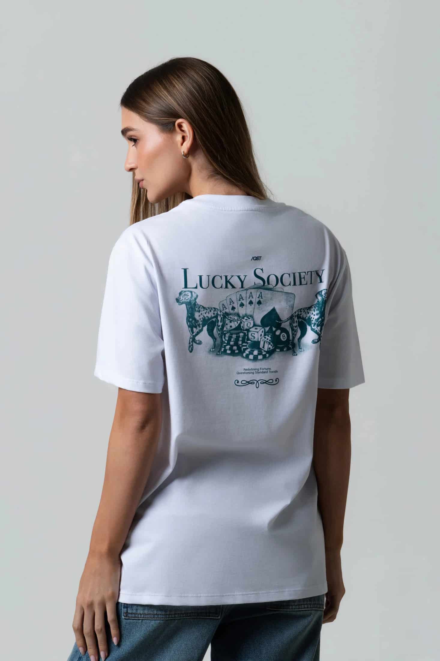 CAMISETA ESPECIAL ESTAMPADO LOCALIZADO COLOR IVORY - miniatura 3