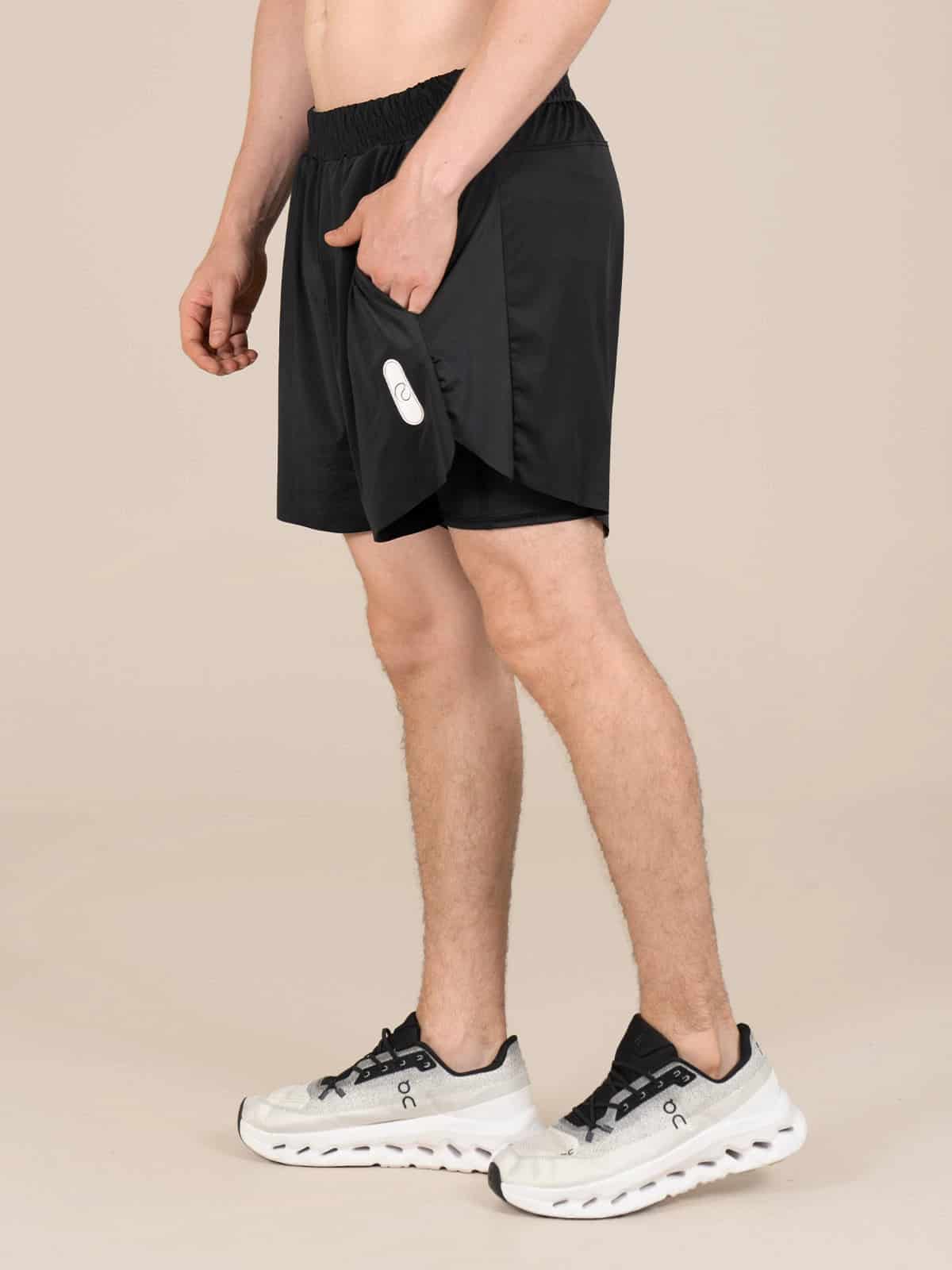Pantaloneta franco aruba negro - miniatura 3
