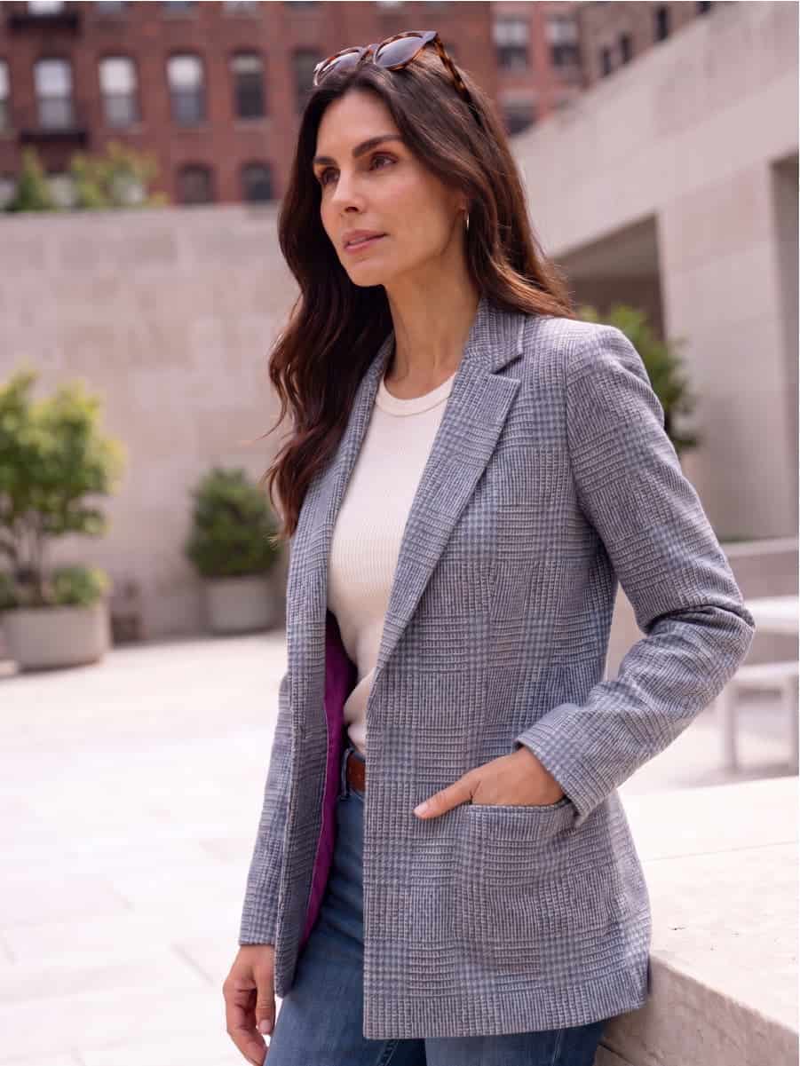 Blazer de Paño Aurora Azul - miniatura 5