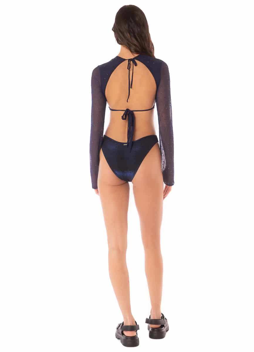 Maaji Midnight Blue Nate Crop Top - miniatura 5