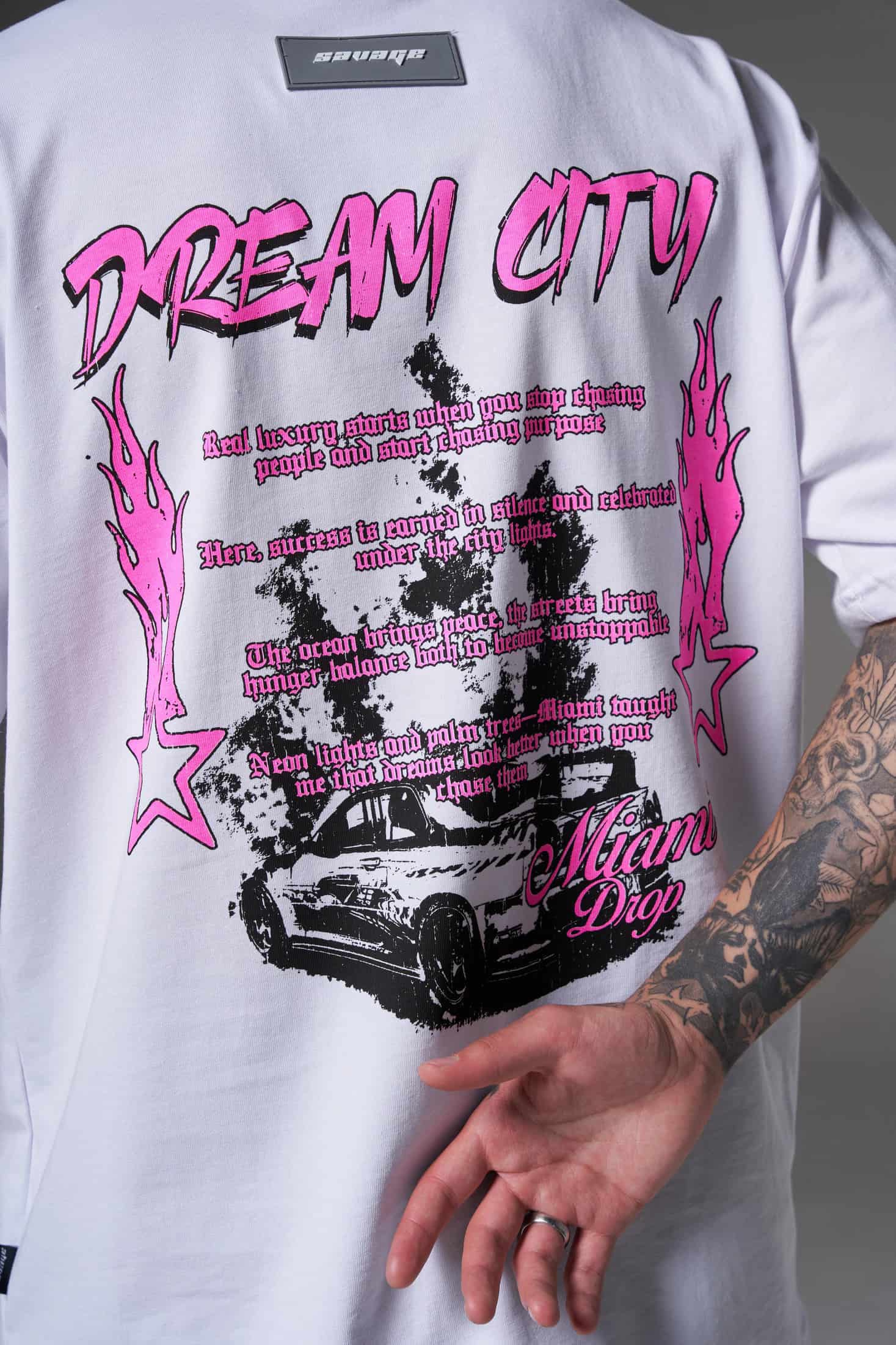 T shirt estrellas dream rosa 250 gramos 14600 - miniatura 7