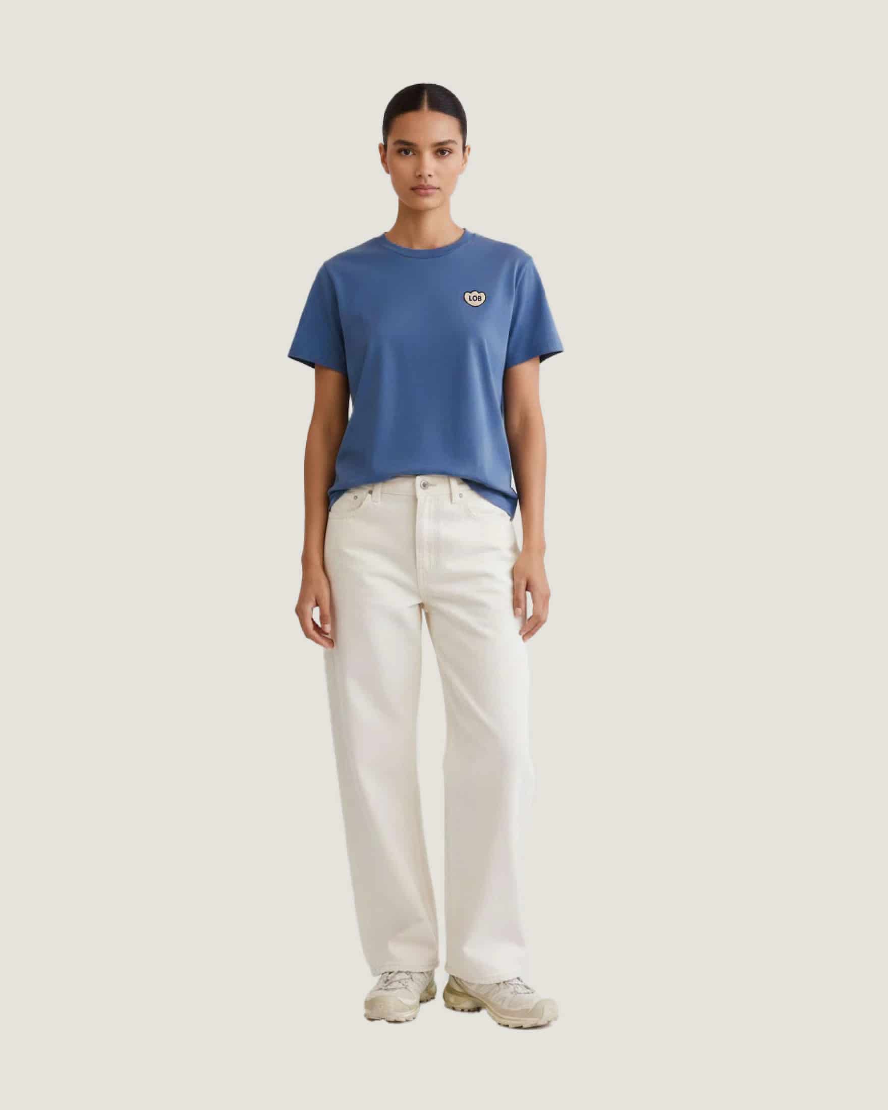 Camiseta Azul Espacial Mujer - miniatura 1