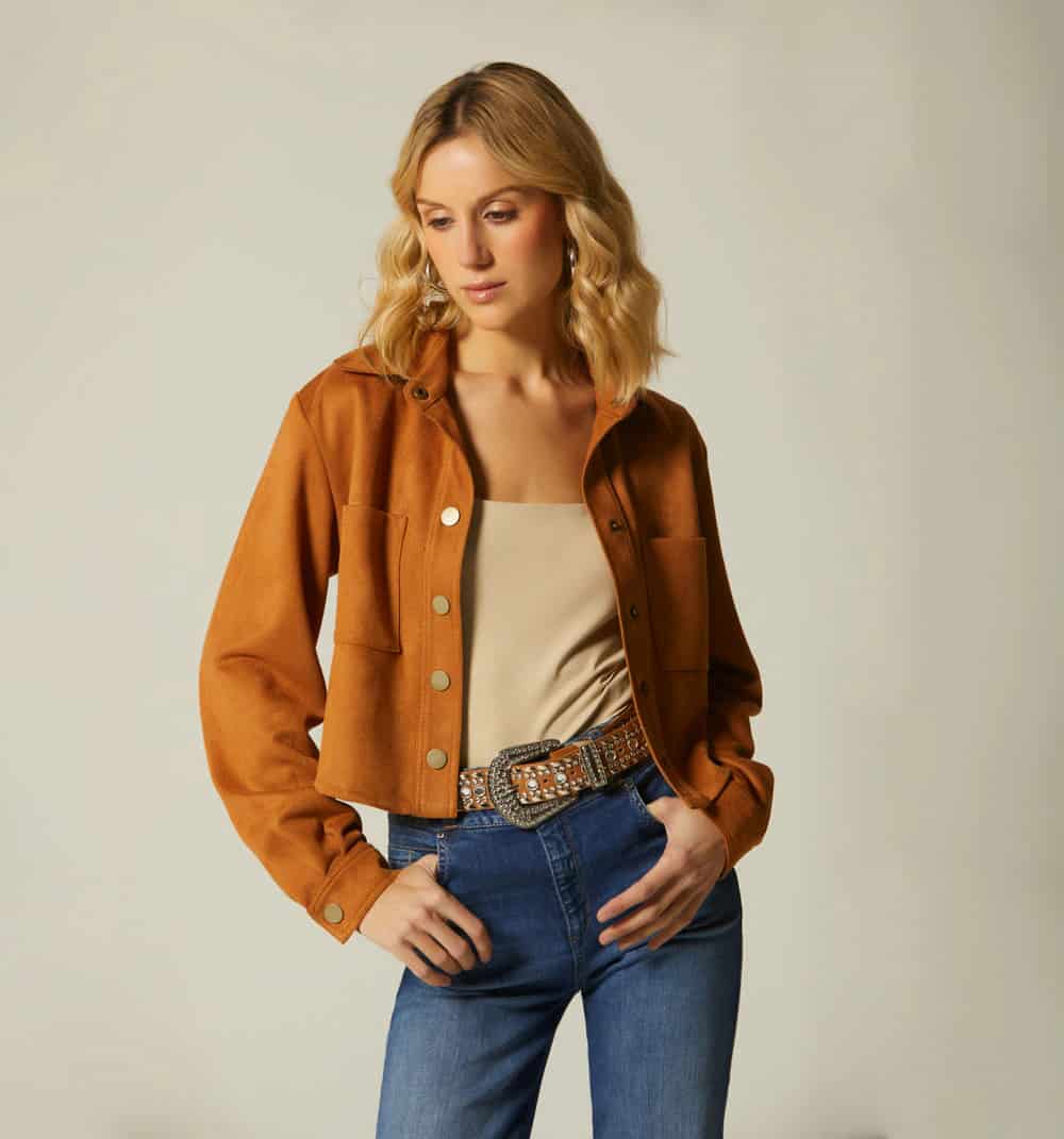 Blusa boxy camisera manga larga - miniatura 2