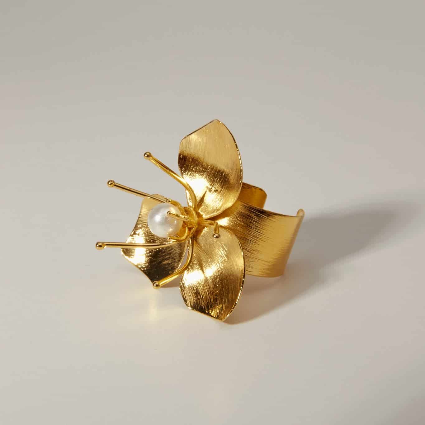 Pearl Flower Ring - miniatura 1