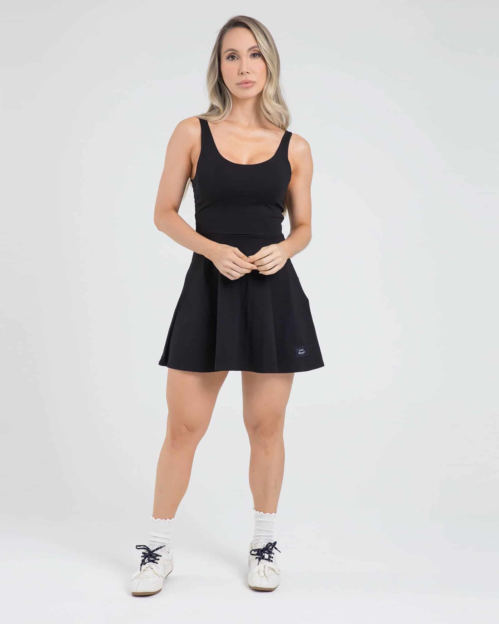 Vestido falda light form negro offline FIBER - miniatura 1