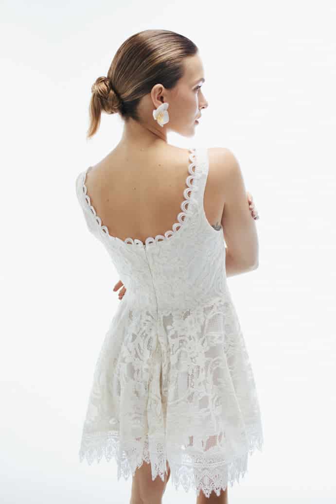 HAVANA MINI DRESS WHITE - miniatura 8