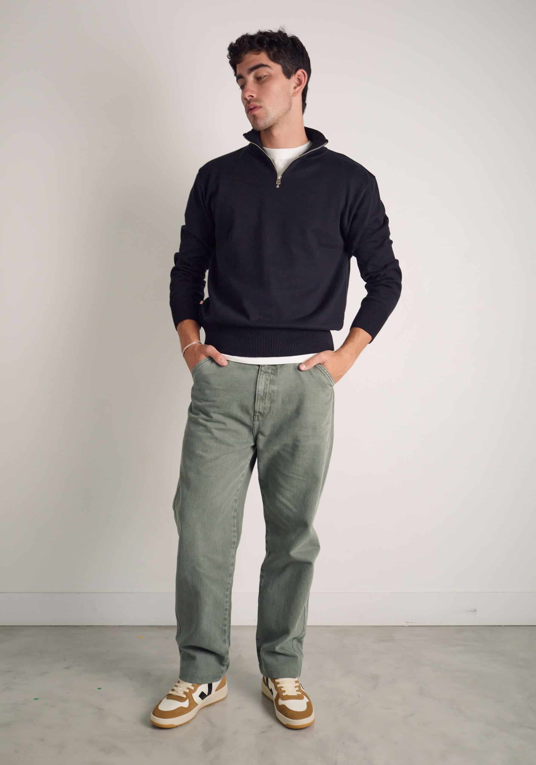 Pantalon H Dylan 5 Bols Verde - miniatura 3
