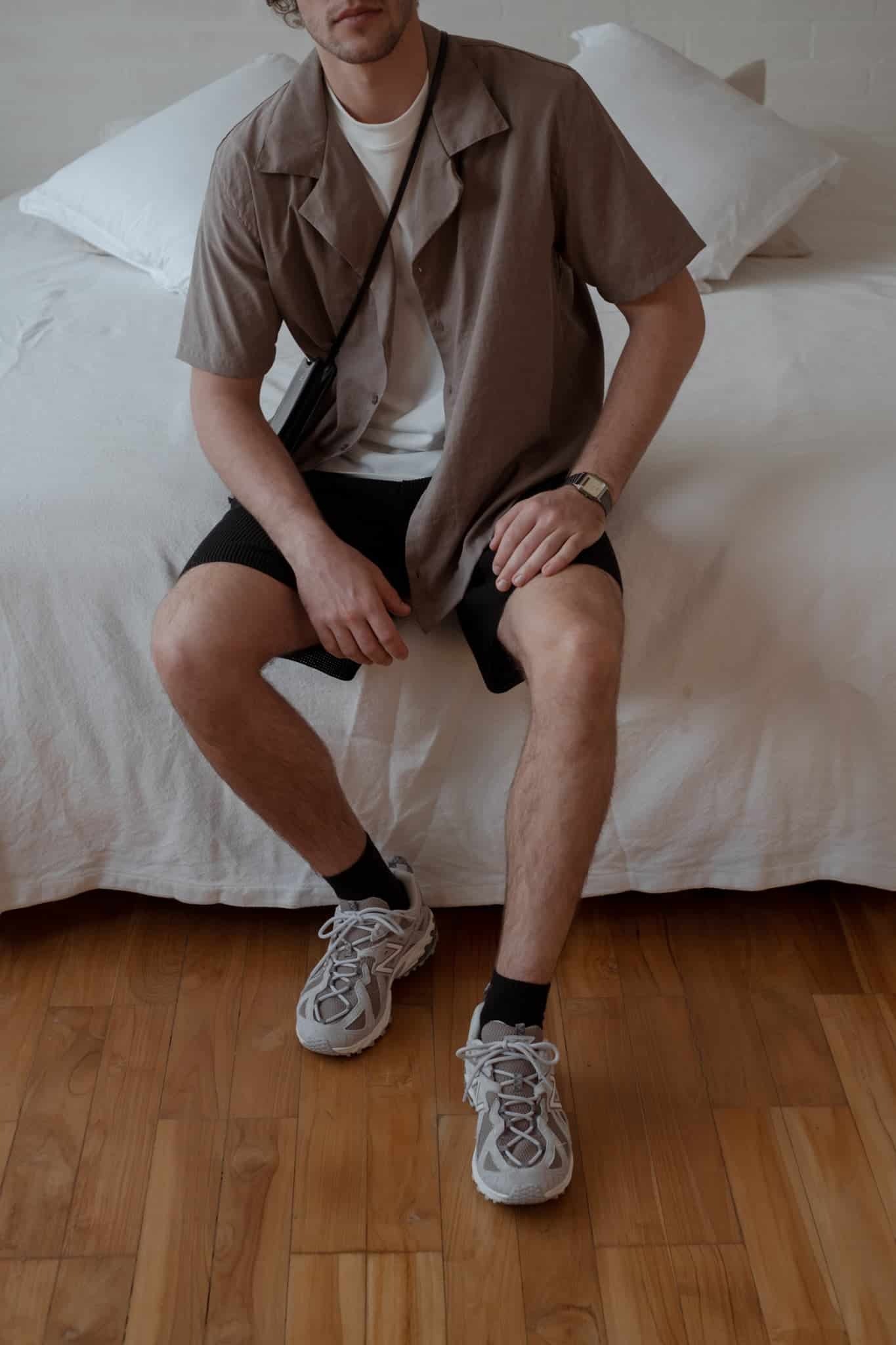 MEN KNIT SHORT - BLACK - miniatura 17