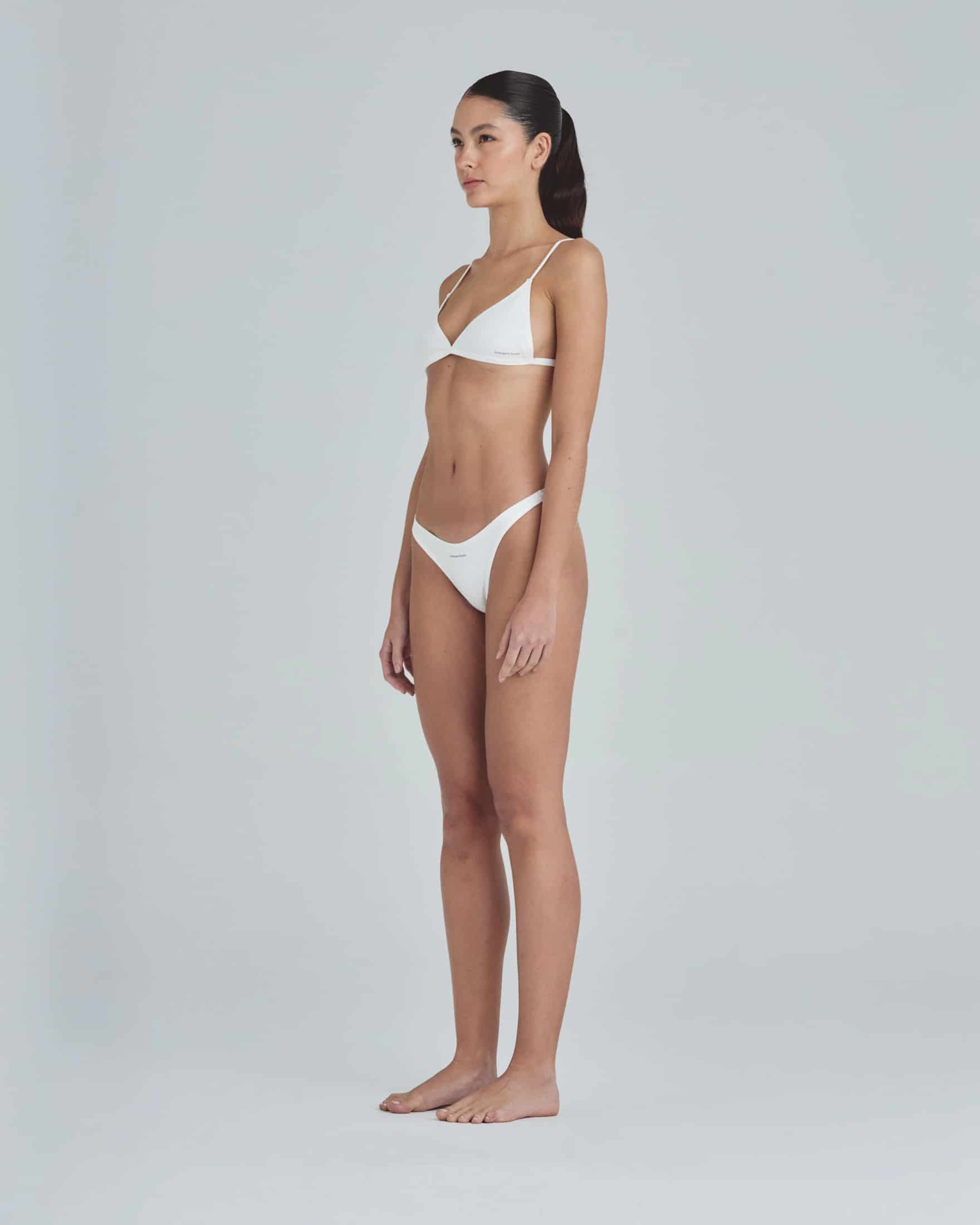 Line Undergold Studio Triangle Bralette Top White - miniatura 5